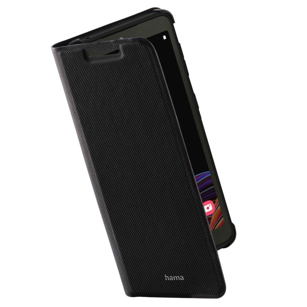 Hama Smartphone-Hülle »Booklet für Samsung Galaxy X Cover 5, schwarz, aufstellbar, klappbar«, Samsung Galaxy Xcover 5