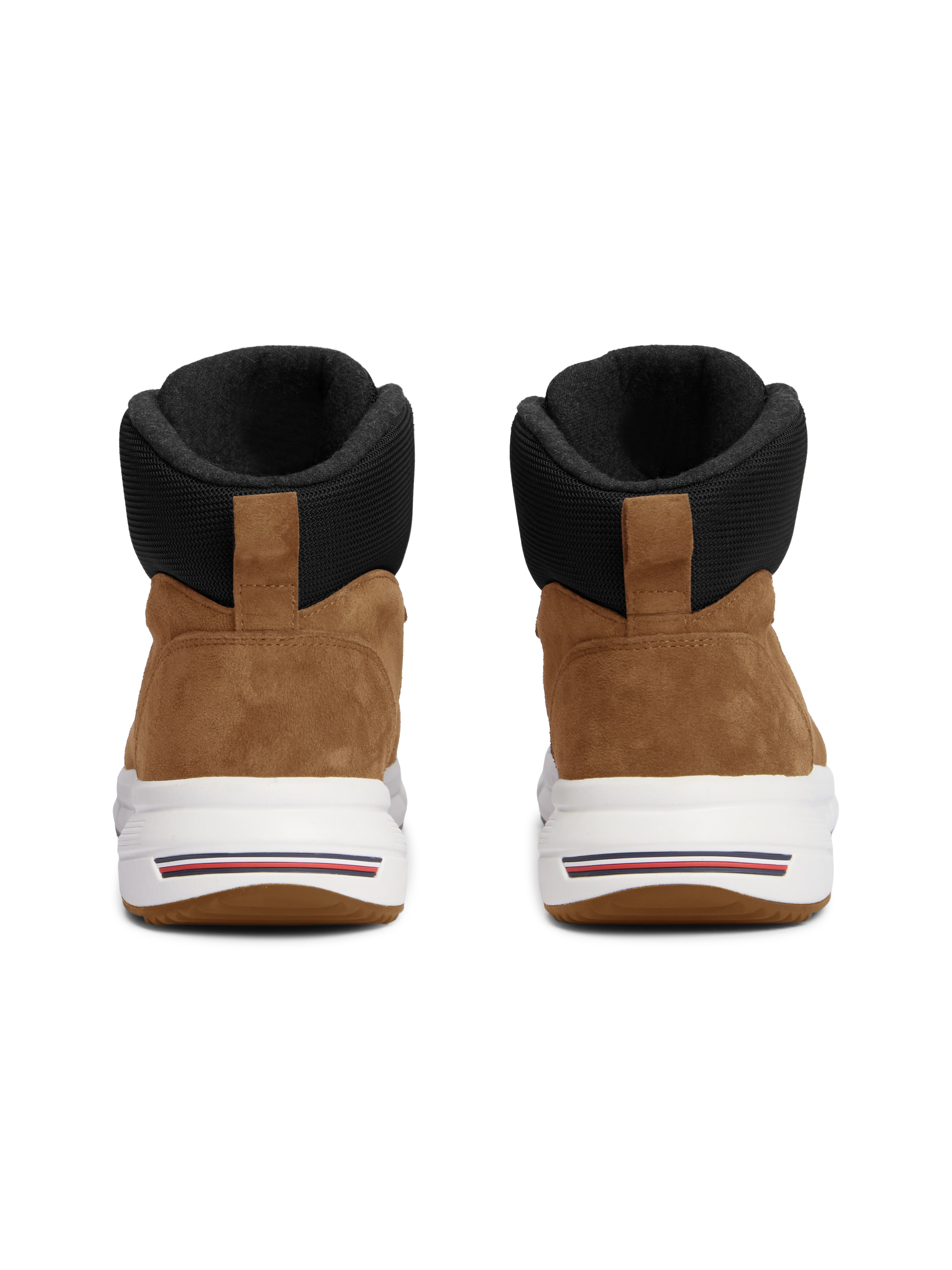 Tommy Hilfiger Schnürboots »HILFIGER SDE WARM HYBRID CHUKKA«  High Top-Sneaker, Herbstboots mit Ösen und Kontrastbesatz