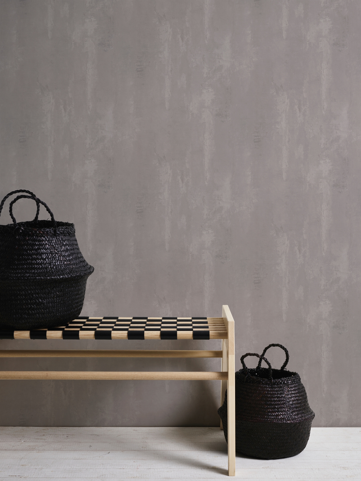 A.S. Création Vliestapete »Neue Bude 2.0 Tropical Concret in Vintage Beton Optik«, uni-einfarbig-unifarben, Tapete einfarbig Tapeten Wohnzimmer Schlafzimmer Küche modern Design