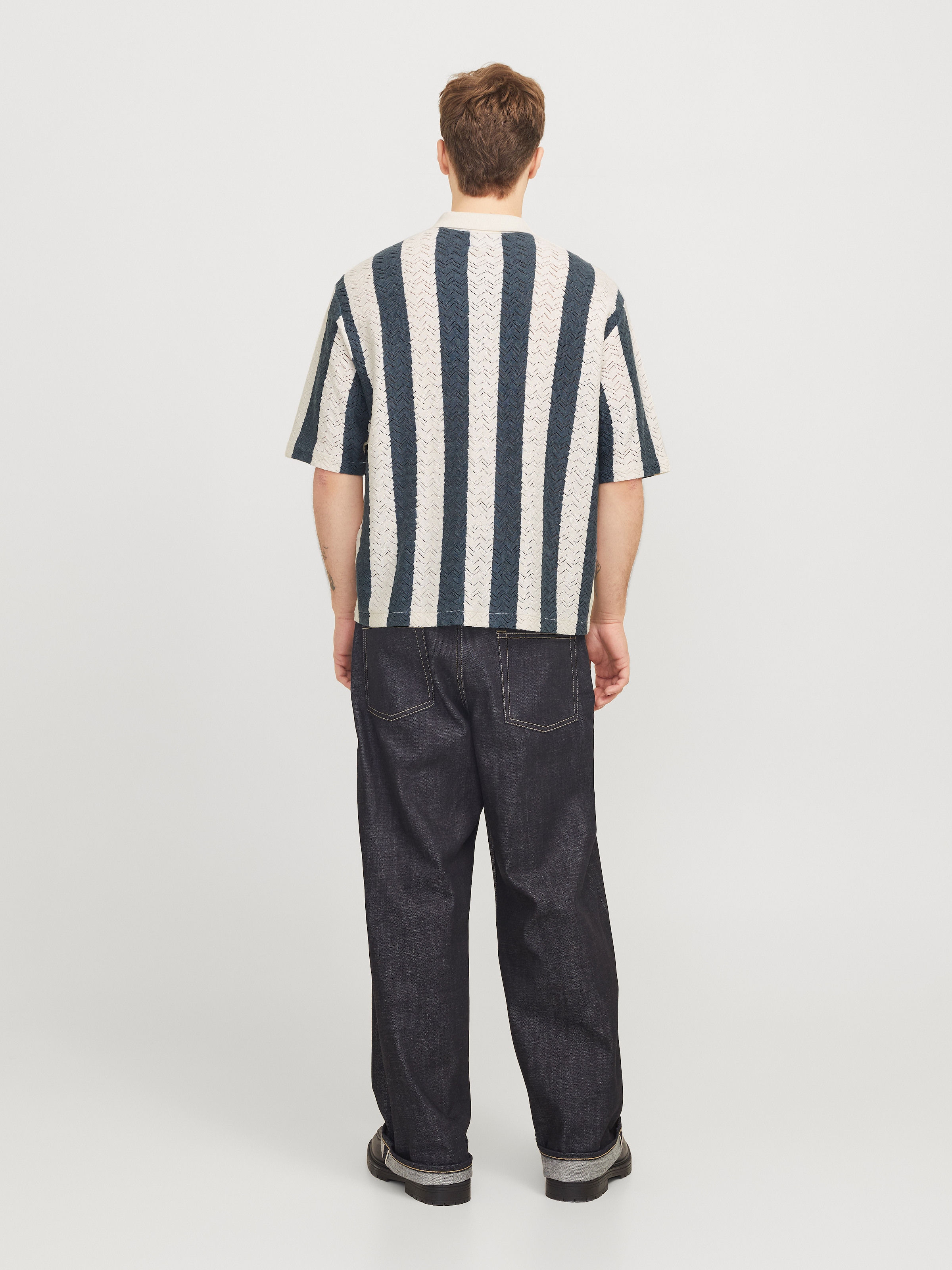 Jack & Jones Polokragenpullover »JORTYLER KNIT SS POLO SN«