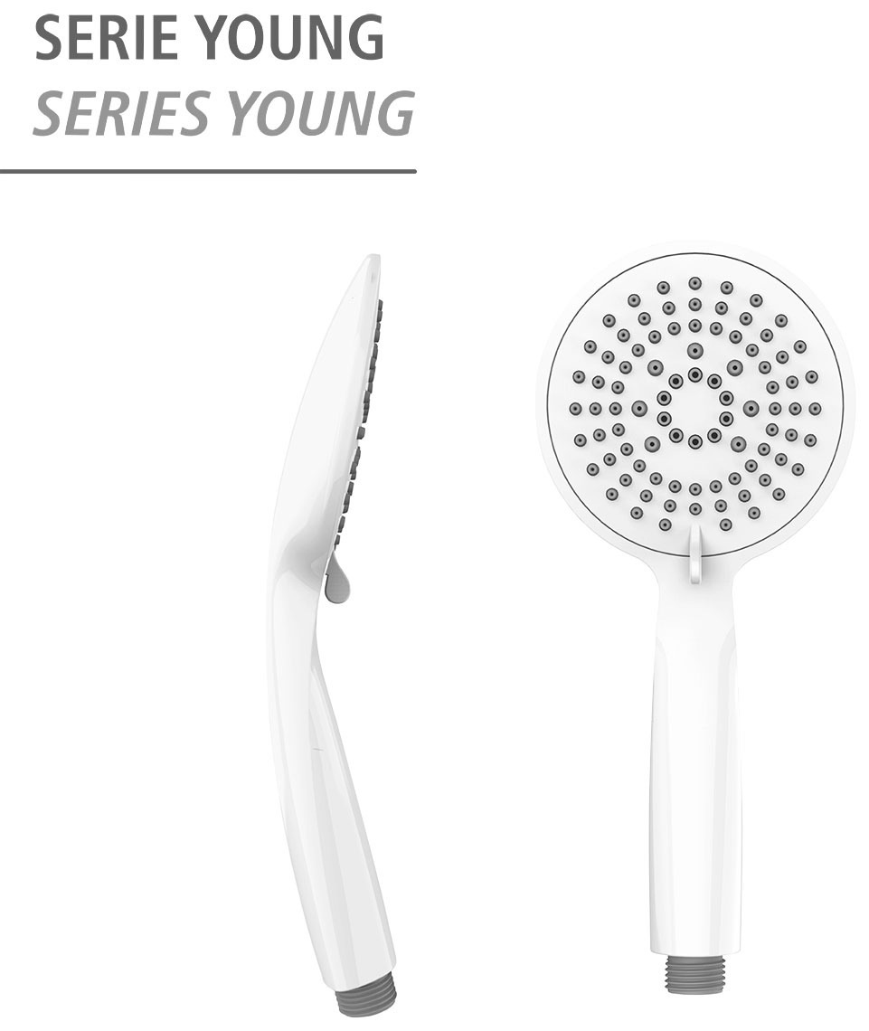 WENKO Handbrause »Young«, (1 tlg.), Weiß, Ø 11 cm