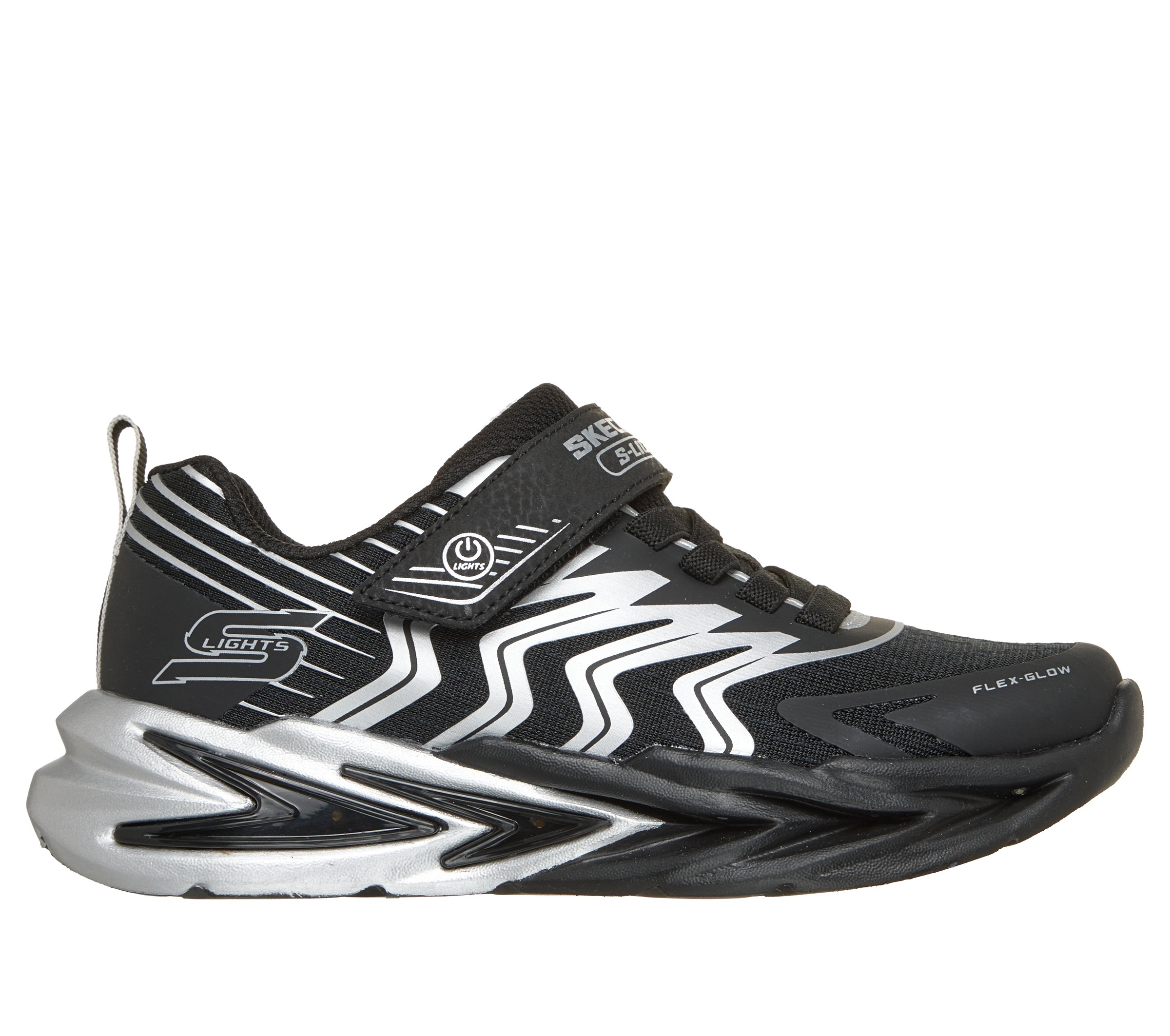 Skechers Sneaker »FLEX-GLOW ULTRA Blinkschuh«  Klettschuh mit Klettverschluss, Größenschablone zum Download