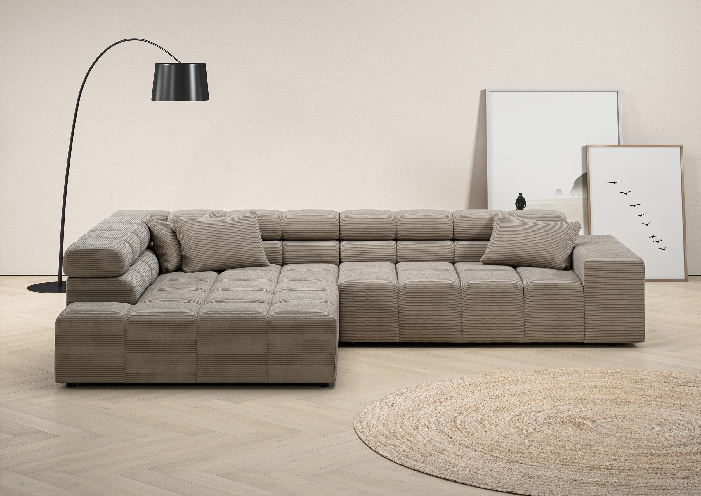 INOSIGN Ecksofa »Ancona incl. Kopfteilverstellung, OTTOs Choice, Breite 319 günstig online kaufen