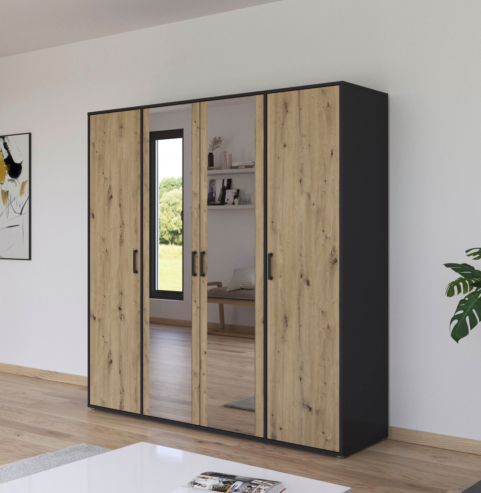 rauch Drehtürenschrank »Voyager«, (in 3 verschiedenen Ausstattungen BASIC/C günstig online kaufen