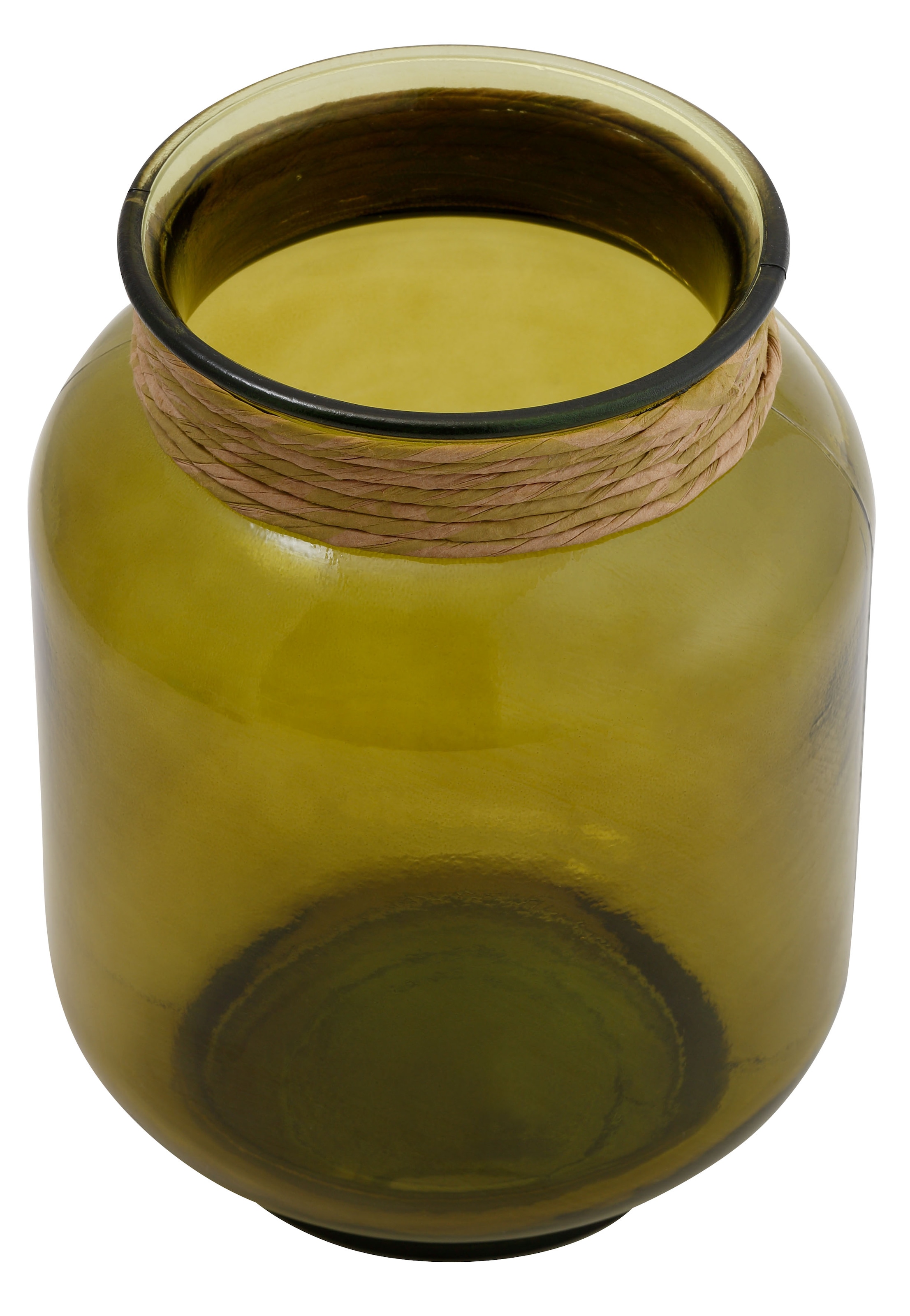 OTTO products Tischvase »Beelia«, ca. ca. Glas, 20 Dekovase, cm (1 25 Höhe aus Ø bestellen cm, online recyceltem St.)