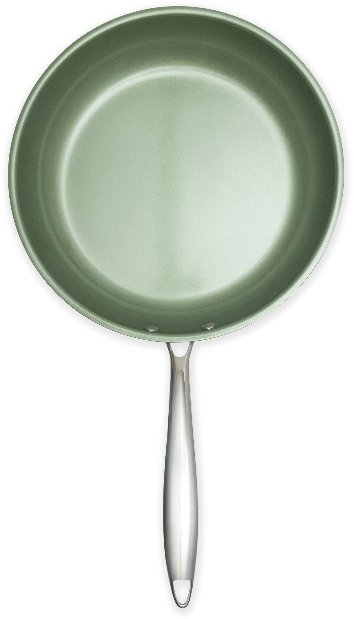 JUST VEGAN Pfannen-Set »CeraVegan«, Edelstahl 18/8, (Set, 2 tlg.), pflanzliche Keramikbeschichtung, Induktion