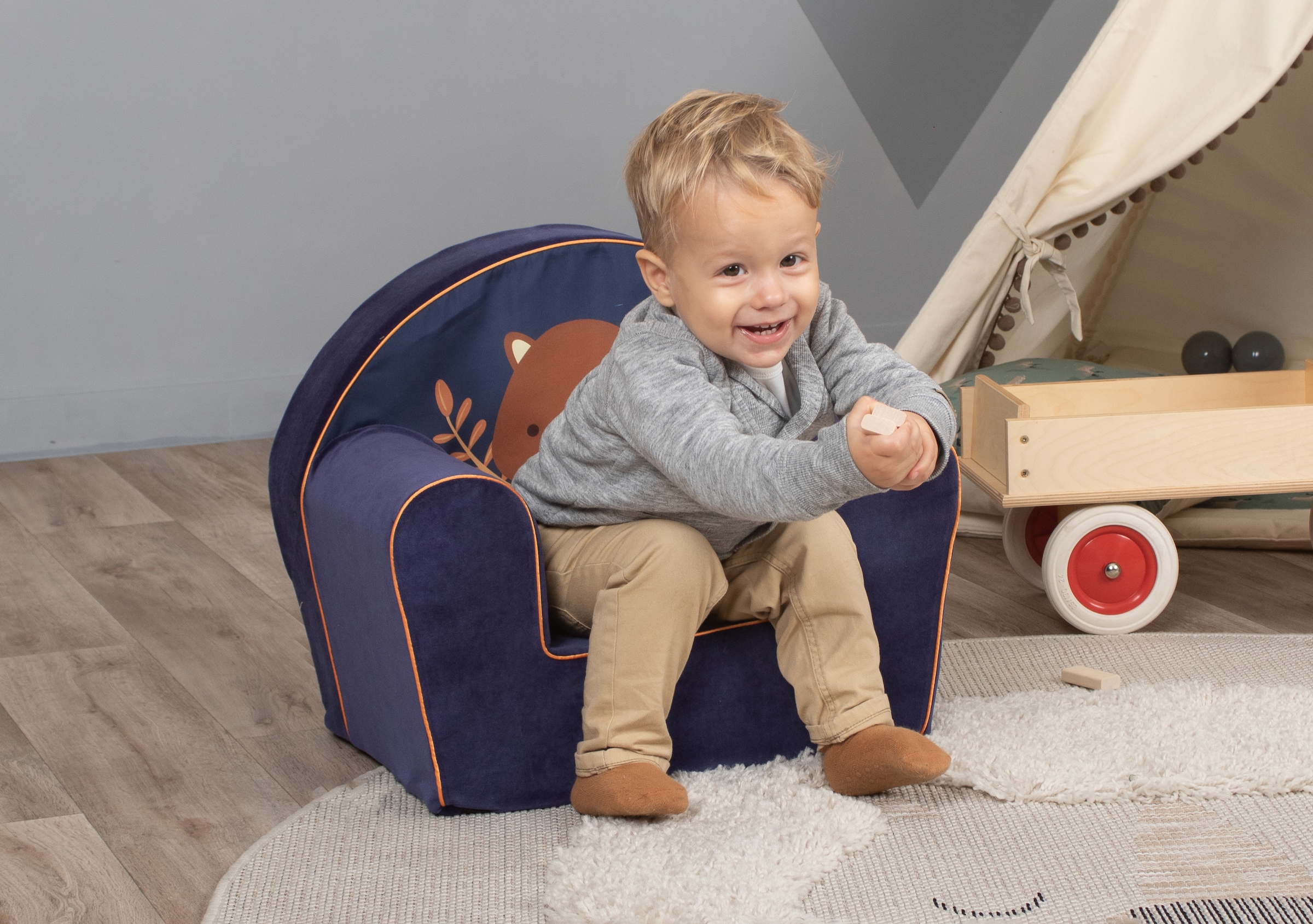 Knorrtoys® Sessel »Happy bear«, für Kinder; Made in Europe online kaufen | Kindersofas