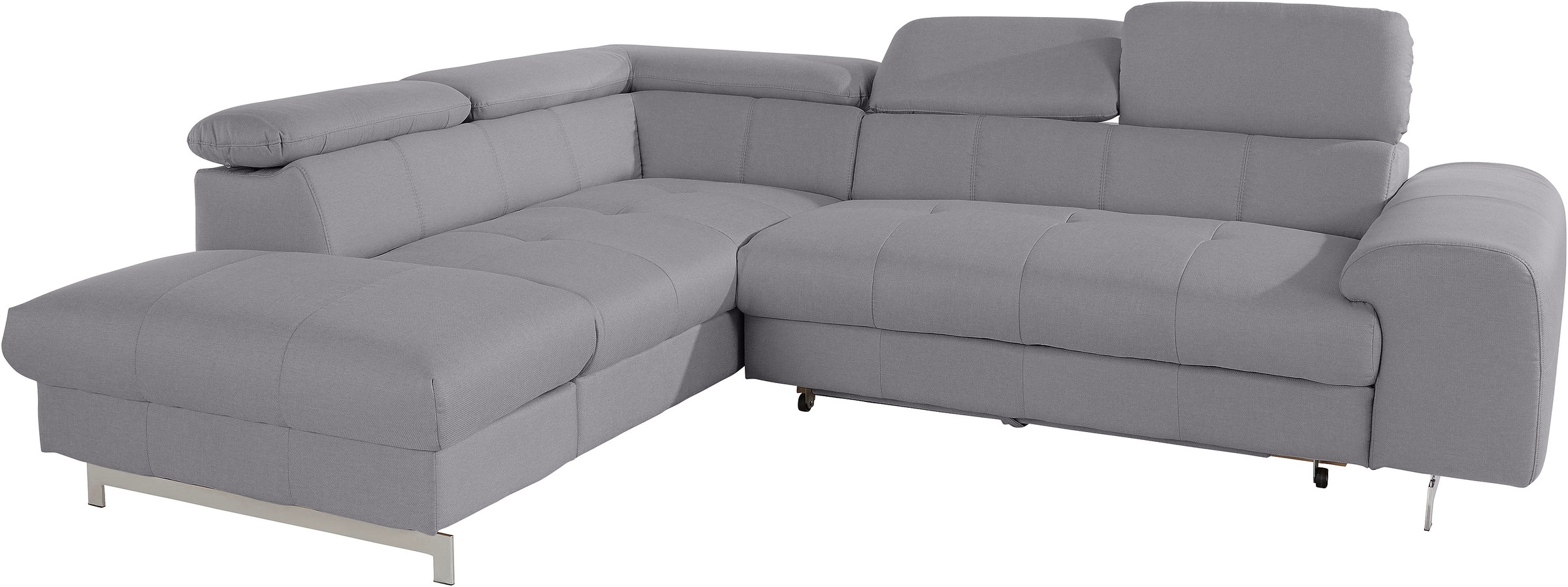 COTTA Ecksofa »Chef L-Form«, mit Kopfteilverstellung, wahlweise mit Bettfun günstig online kaufen