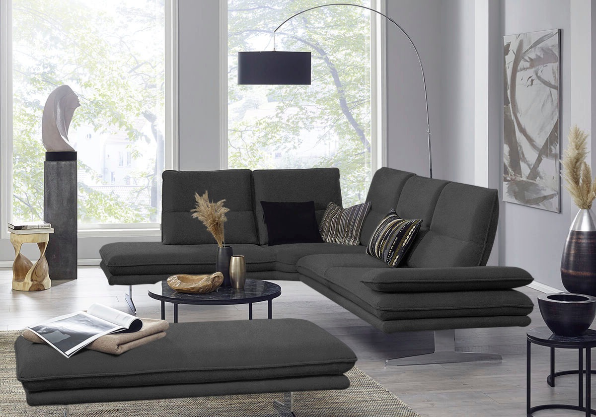 W.SCHILLIG Ecksofa »broadway, Designsofa, mit tollem Sitzkomfort, L-Form«, günstig online kaufen