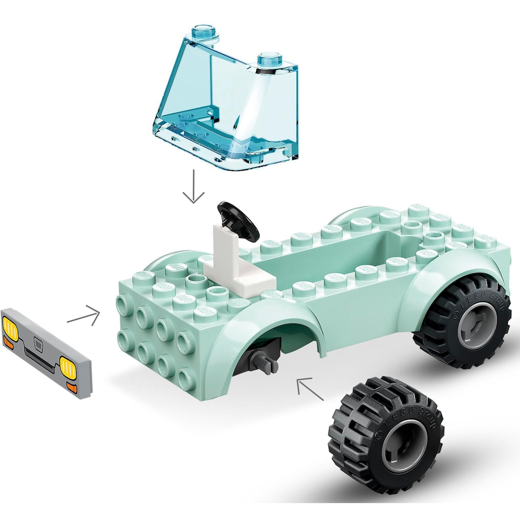 LEGO® Konstruktionsspielsteine »Tierrettungswagen (60382), LEGO® City«, (58 St.)