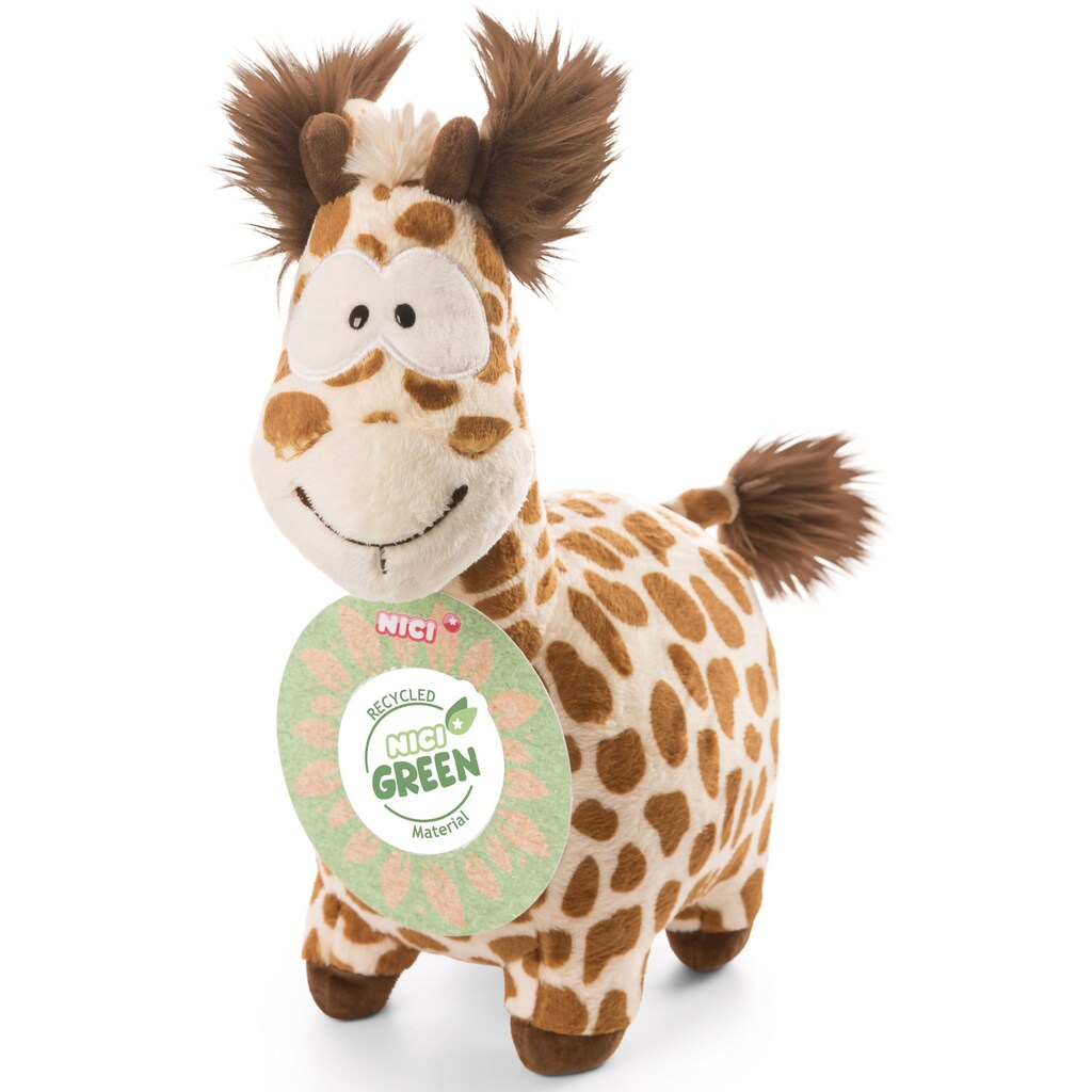 Nici Kuscheltier »Wild Friends GREEN, Giraffe Gina, 50 cm«, enthält recyceltes Material (Global Recycled Standard)