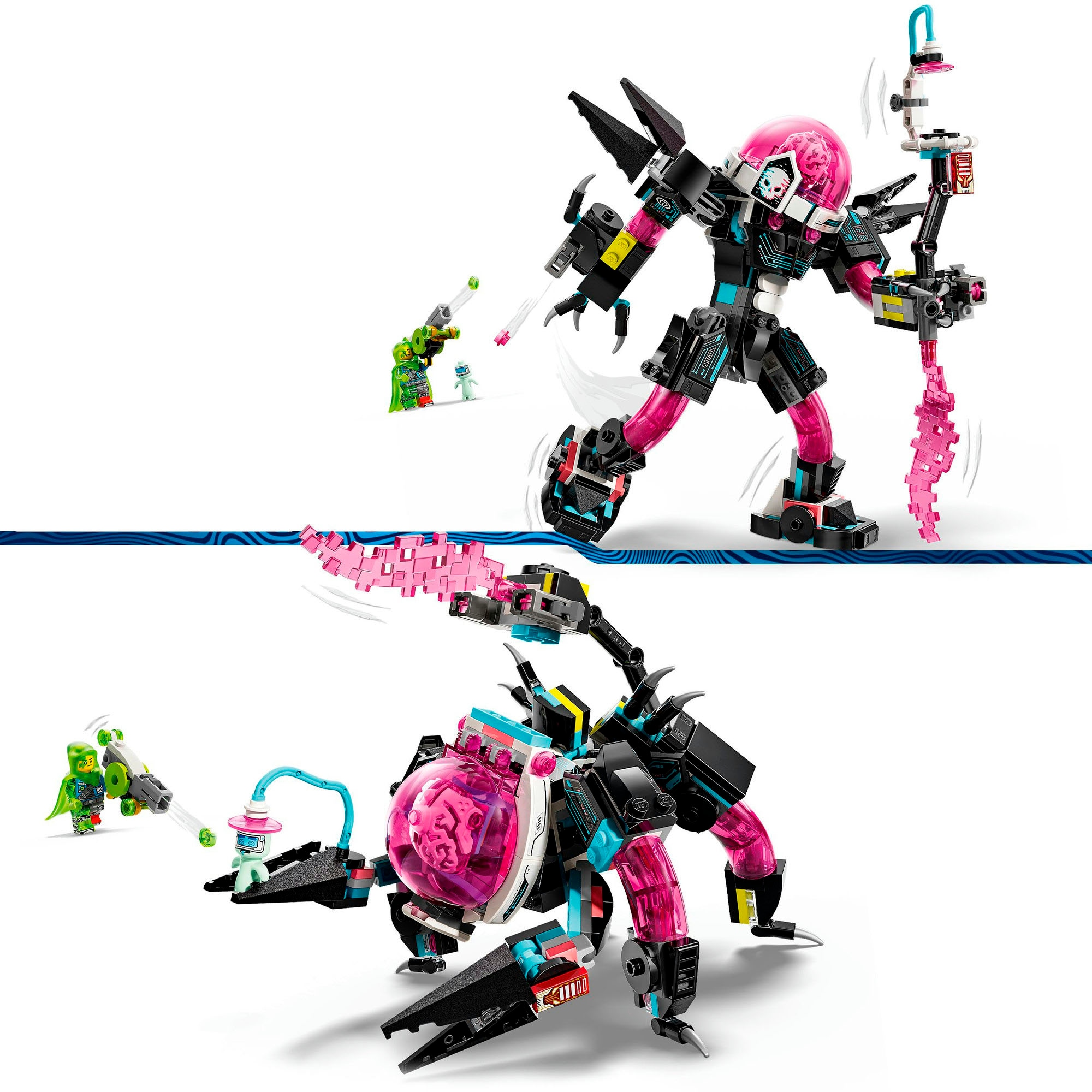 LEGO® Konstruktionsspielsteine »Mateo vs. Cyberhirn-Mech (71495), LEGO DREAMZzz«, (368 St.), Made in Europe