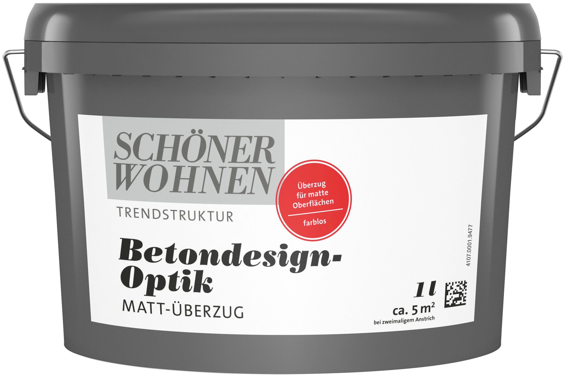 SCHÖNER WOHNEN FARBE Klarlack »TRENDSTRUKTUR Betondesign-Optik«, 1 Liter, Matt-Überzug für die SW Betondesign-Optik