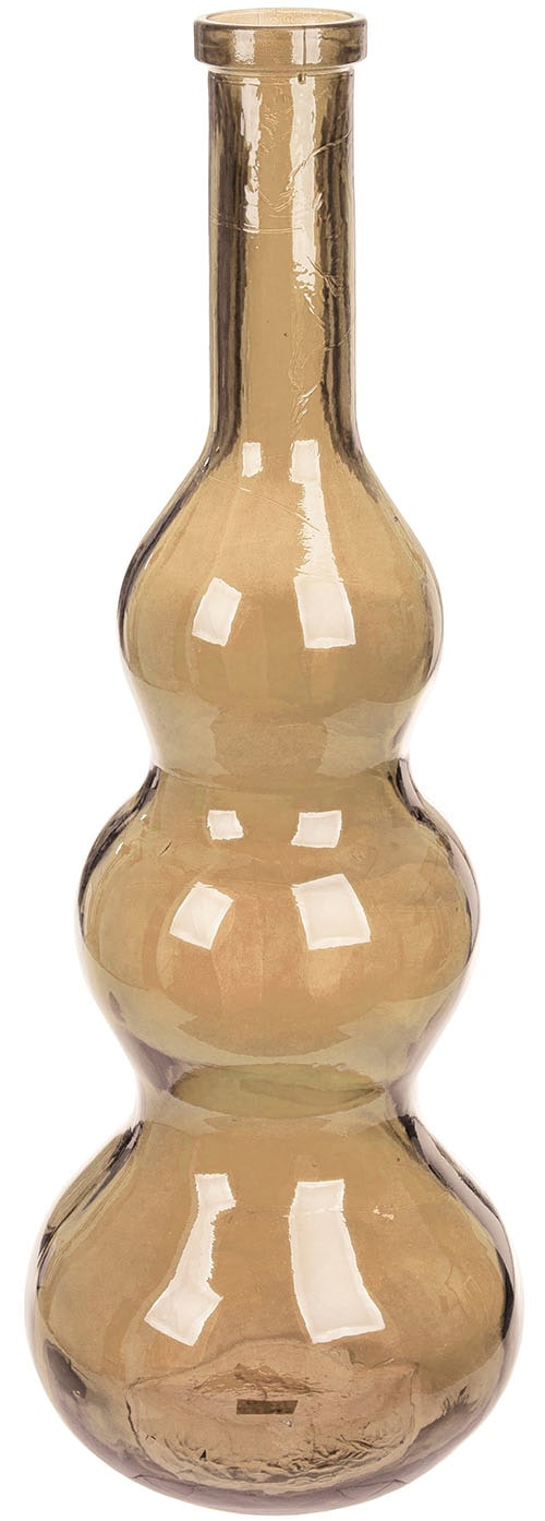 GILDE Bodenvase »Bodenvase bauchig "Balleros" braun«, (1 St.) günstig online kaufen