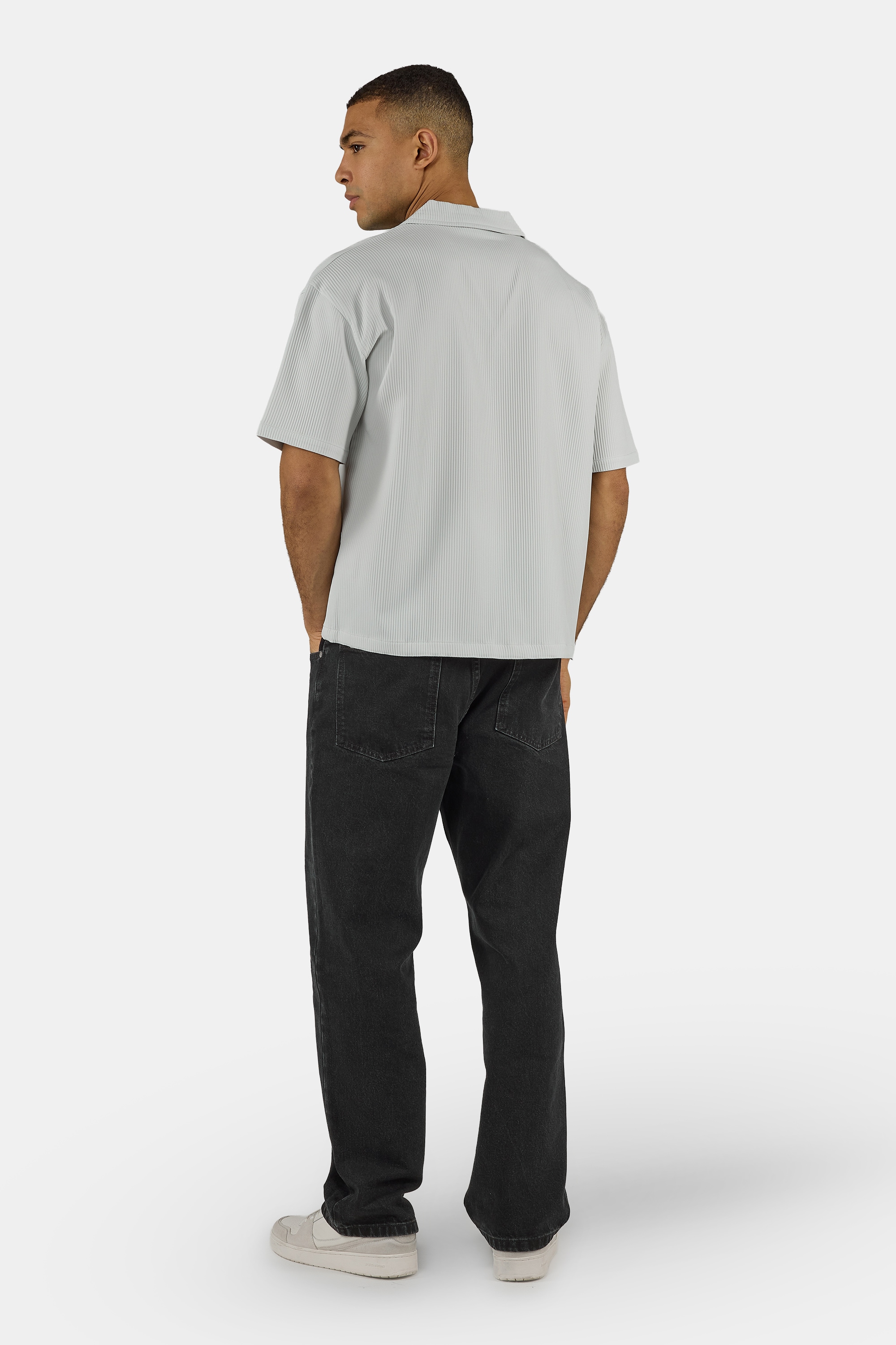 PEGADOR Kurzarmhemd »TROY PLISSEE SUMMER SHIRT« Baumwollmischung, regular fit