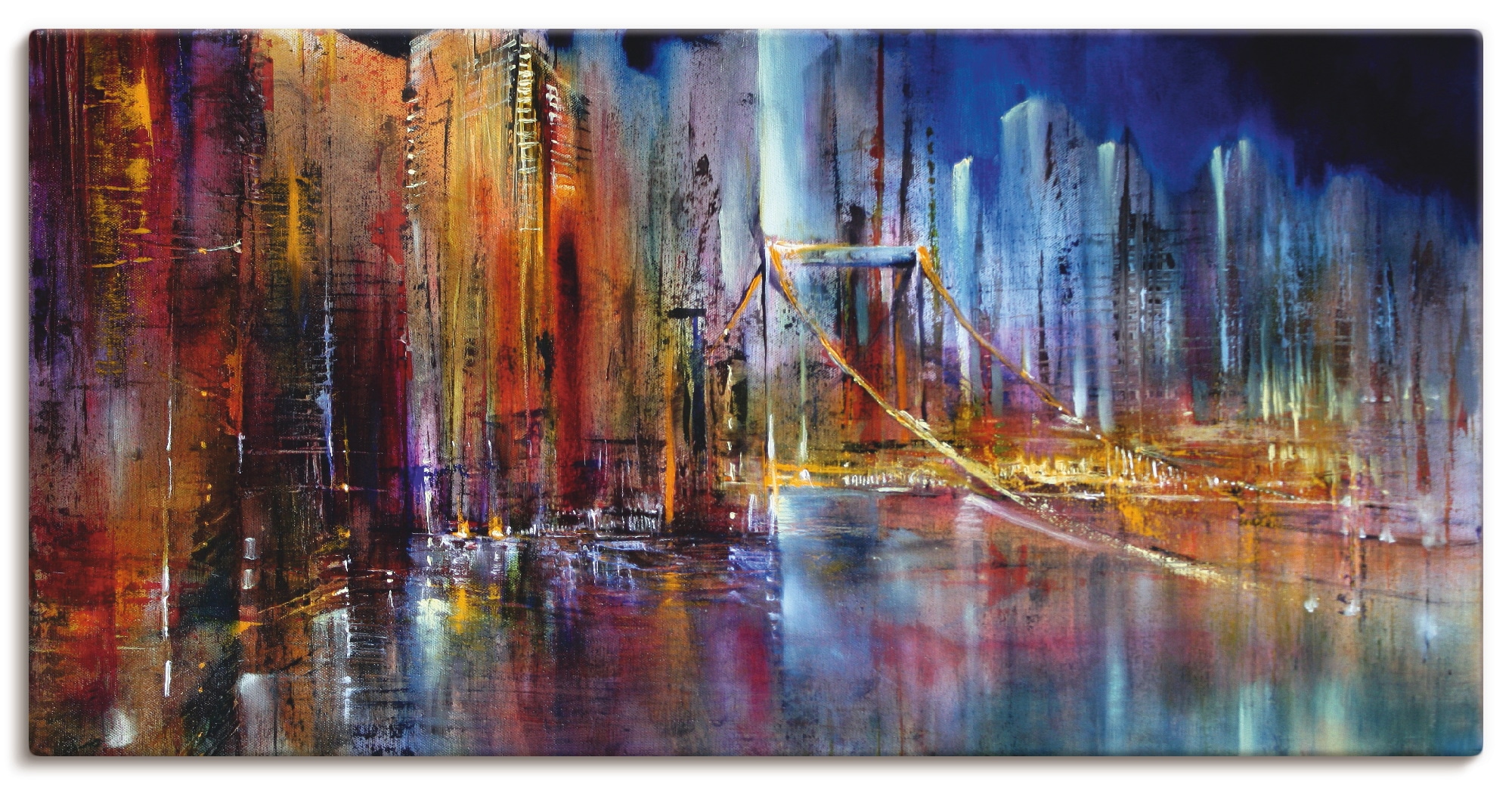 Artland Wandbild »Stadtansicht I« Amerika 1 Stk. tlg. als Alubild, Outdoorb günstig online kaufen
