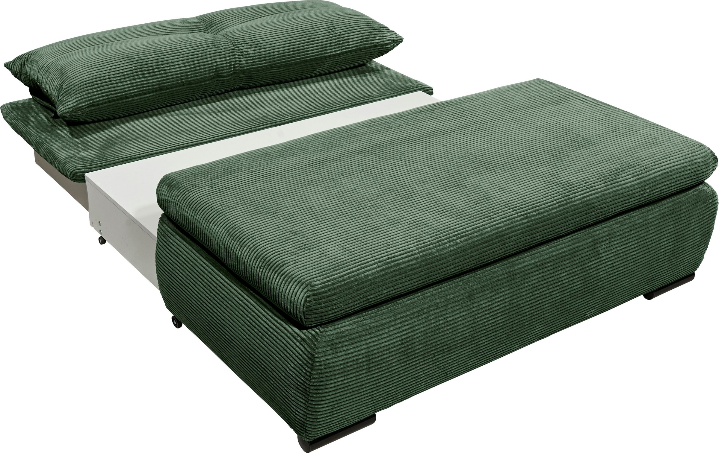 ED EXCITING DESIGN Schlafsofa »Charlie«, Schlafsessel mit Bettkasten & 1 Rückenkissen