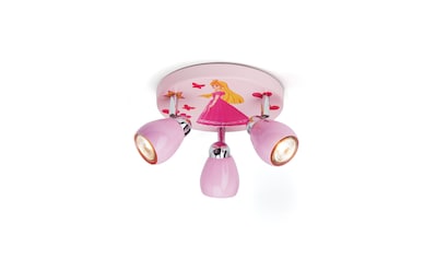 Brilliant Leuchten LED Deckenstrahler »PRINCESS«, 3 flammig-flammig, Spotrondell rosa,... kaufen