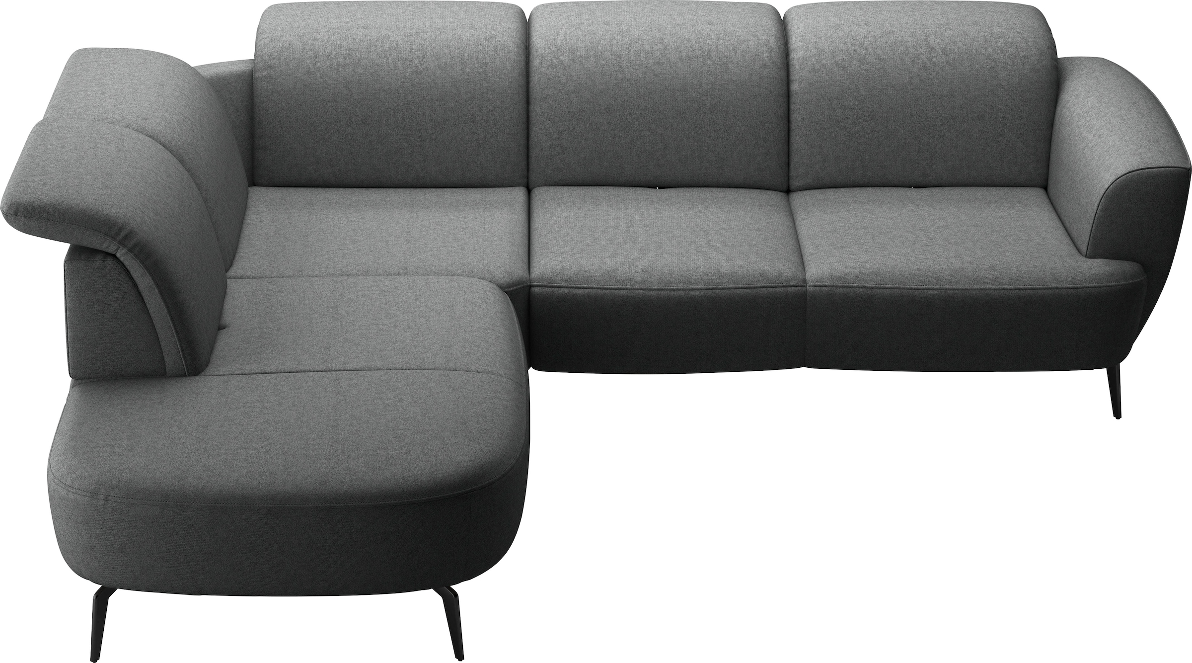 sit&more Ecksofa »Zoe«, ink.Sitztiefenverstellung, wahlweise mit Kopfteilverstellung