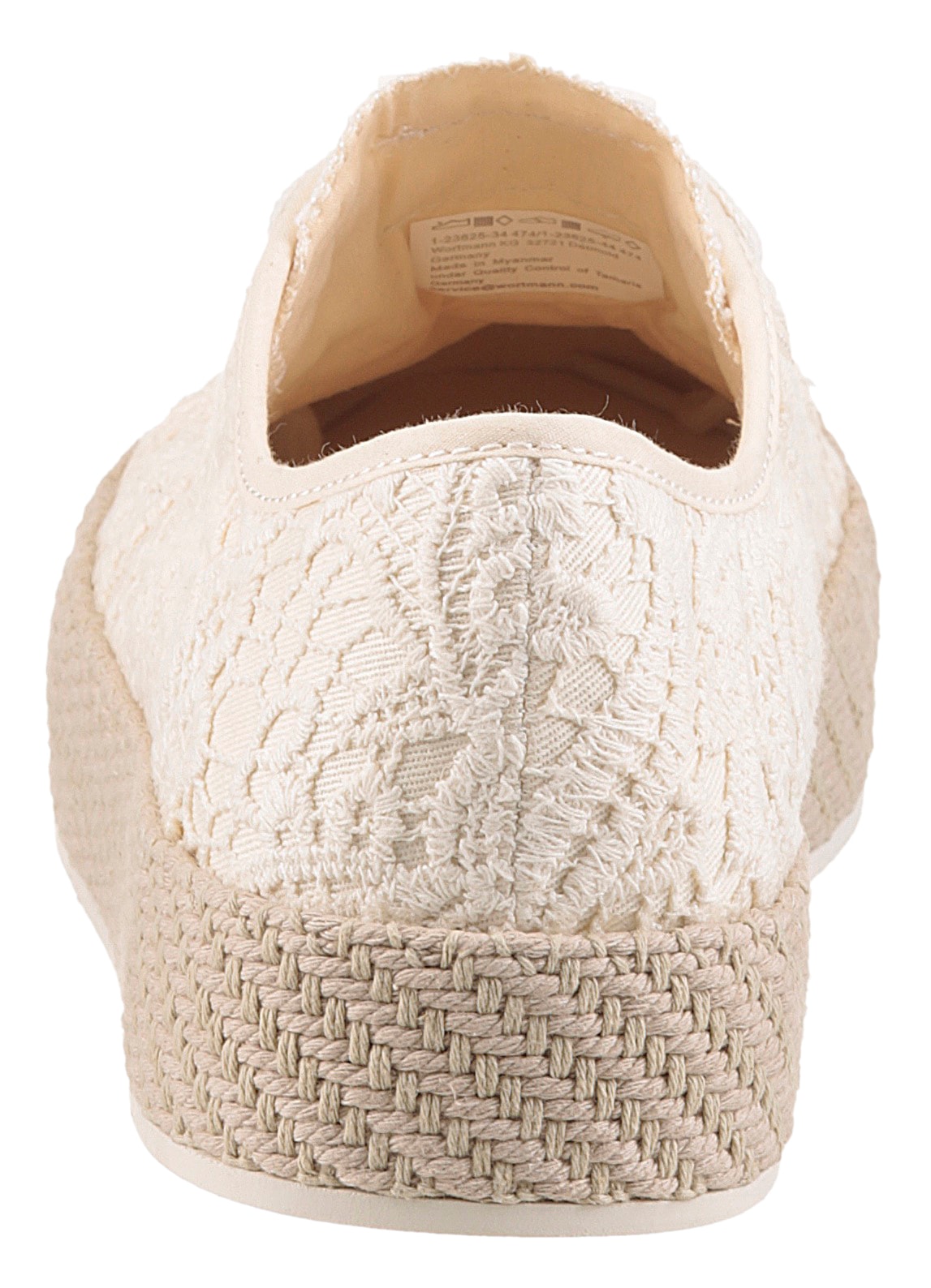 Tamaris Plateausneaker, Freizeitschuh, Halbschuh, Schnürschuh mit Häkelapplikation