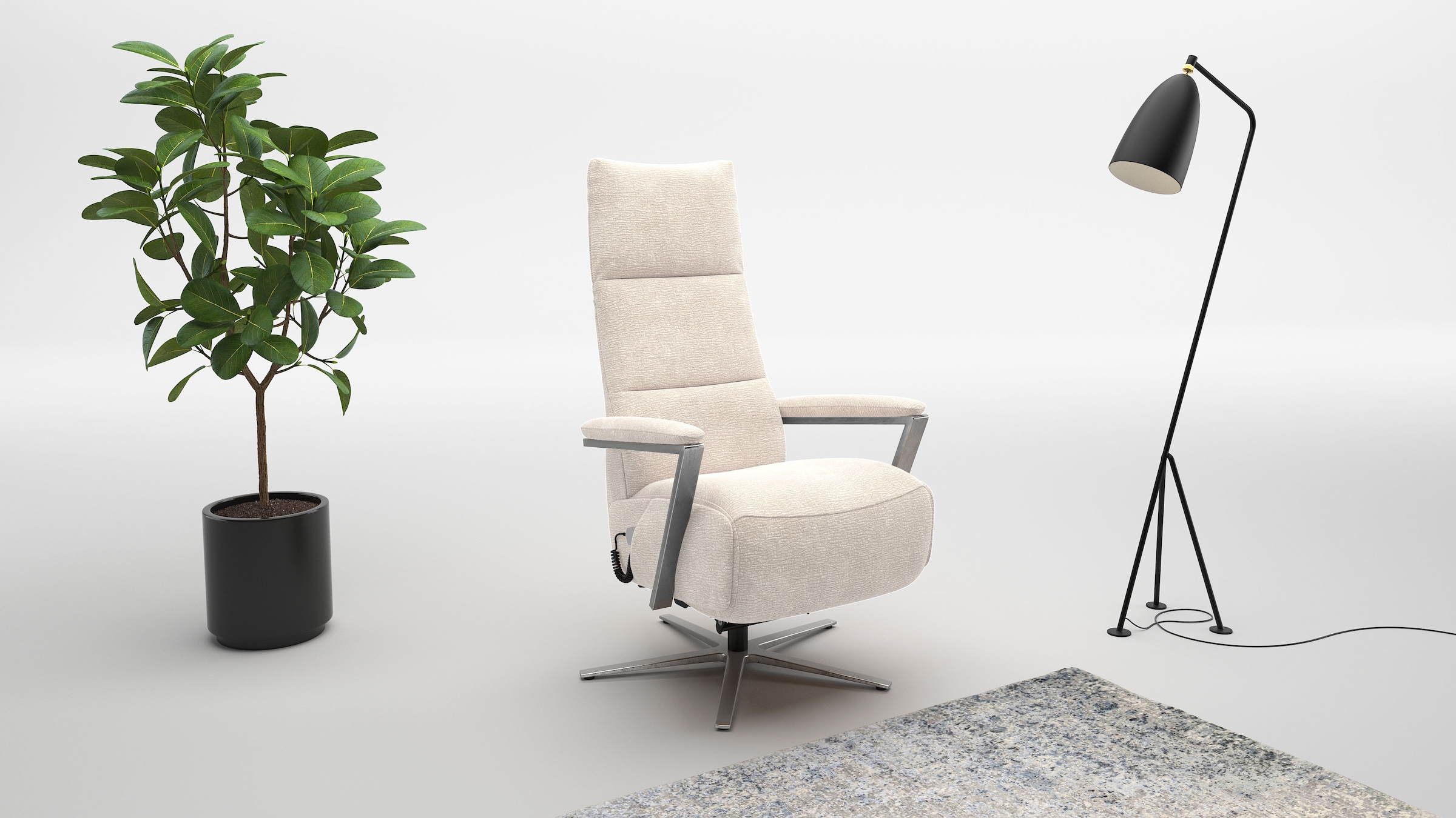 sit&more TV-Sessel »Vario Comfort, inkl. Kopfteilverstellung & 360 Grad Dre günstig online kaufen