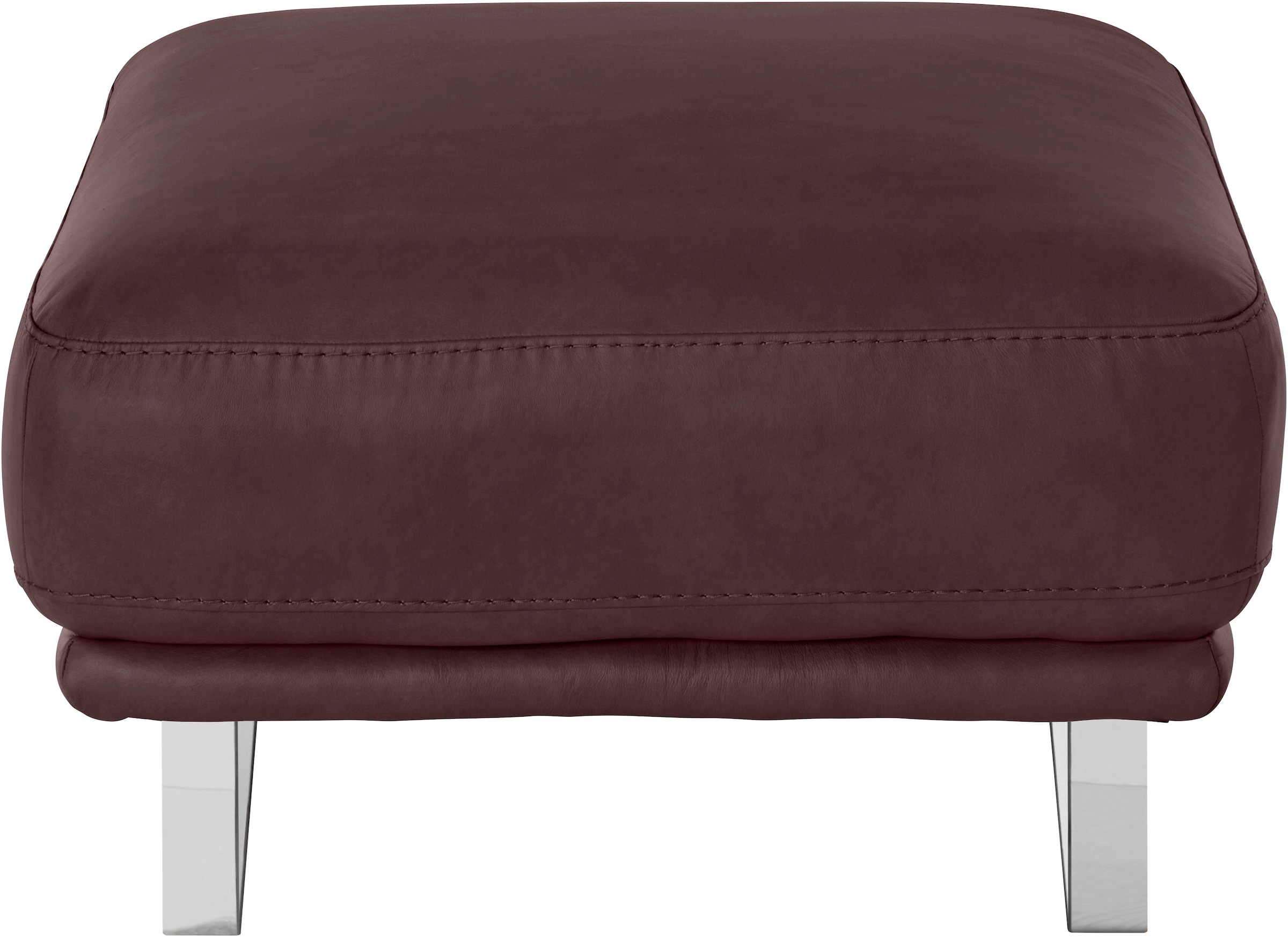 W.SCHILLIG Hocker »montanaa«, mit Metallkufen in Chrom glänzend, Breite 71 cm