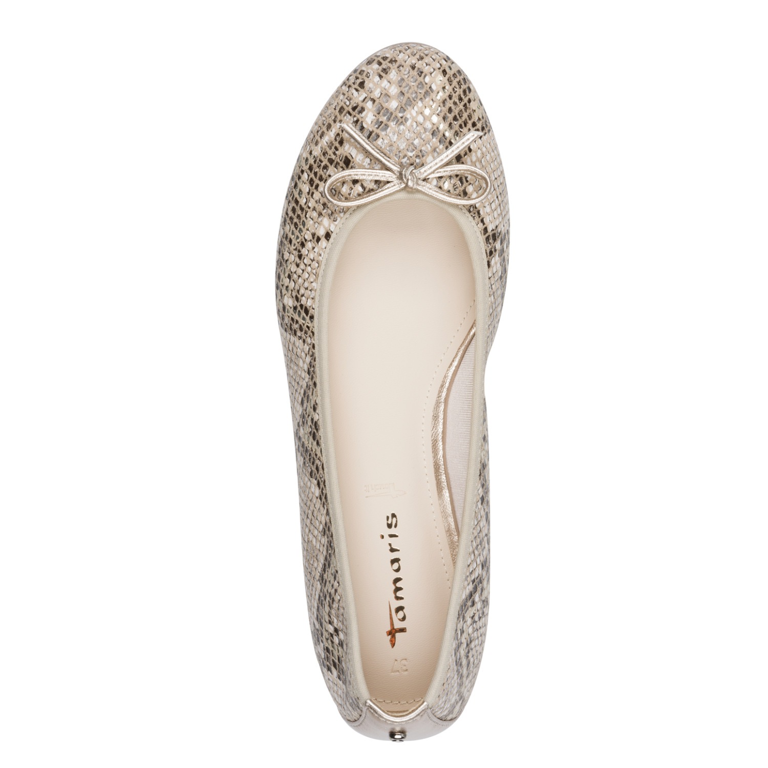 Tamaris Ballerina  , Schlupfschuh, Frühlingsschuh, Businessschuh im Animal Look