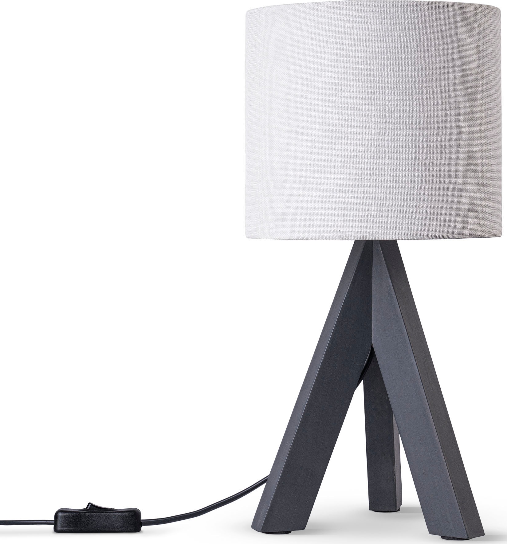 Paco Home Tischleuchte »BAJO CANVAS UNI COLOR«, 1 flammig, Leuchtmittel E14 günstig online kaufen