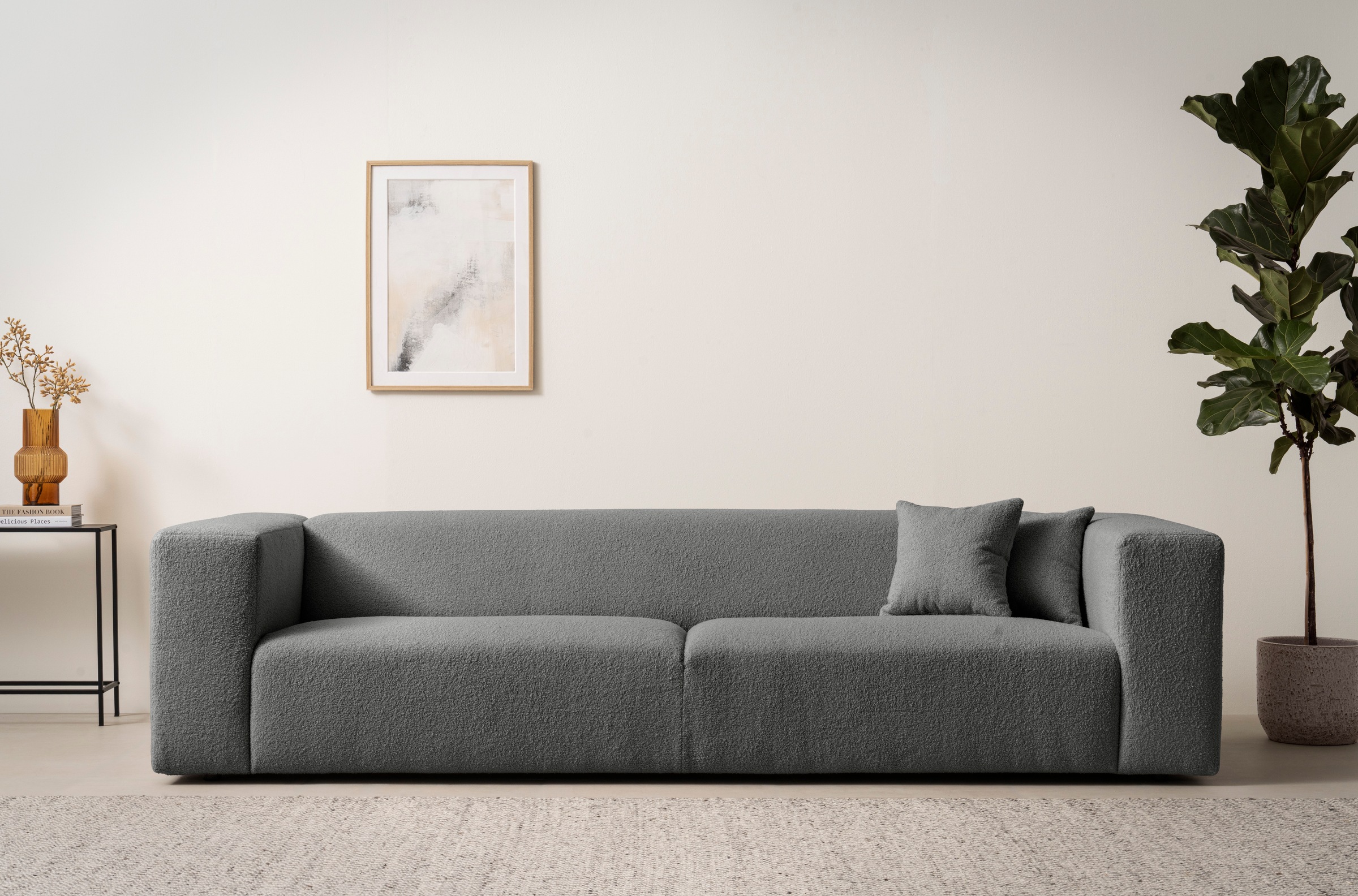 Home affaire 3-Sitzer »BAKELS, Couch in Cord oder Boucle-Stoff, Sofa im mod günstig online kaufen