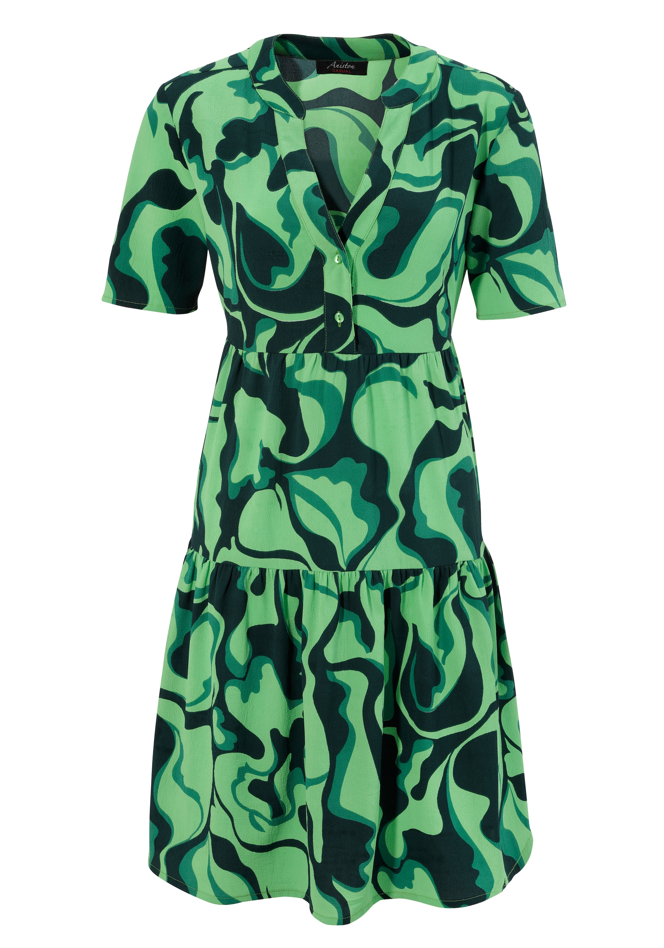 Aniston CASUAL Sommerkleid, mit KOLLEKTION bestellen online farbenfrohem, Druck - NEUE graphischem