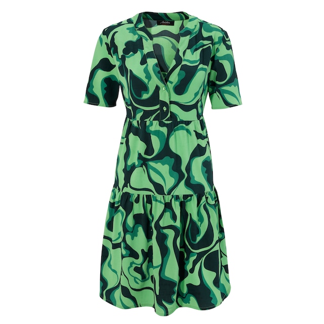 Aniston CASUAL Sommerkleid, mit farbenfrohem, graphischem Druck - NEUE  KOLLEKTION online bestellen