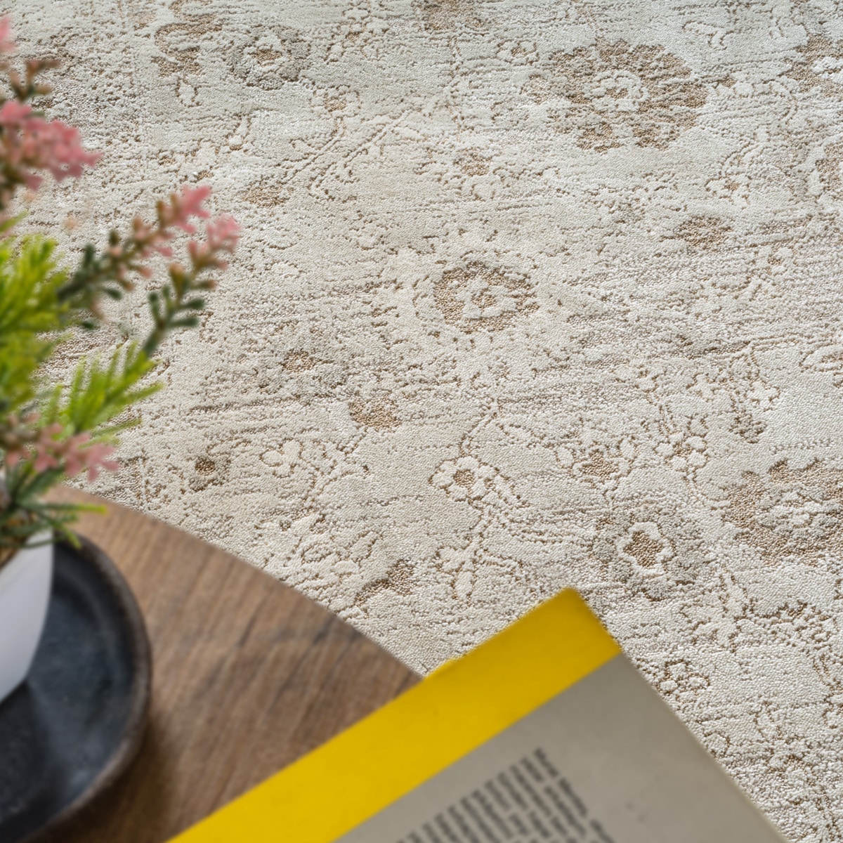 the carpet Designteppich »Nuvra« rechteckig 15 mm Höhe abstrakt