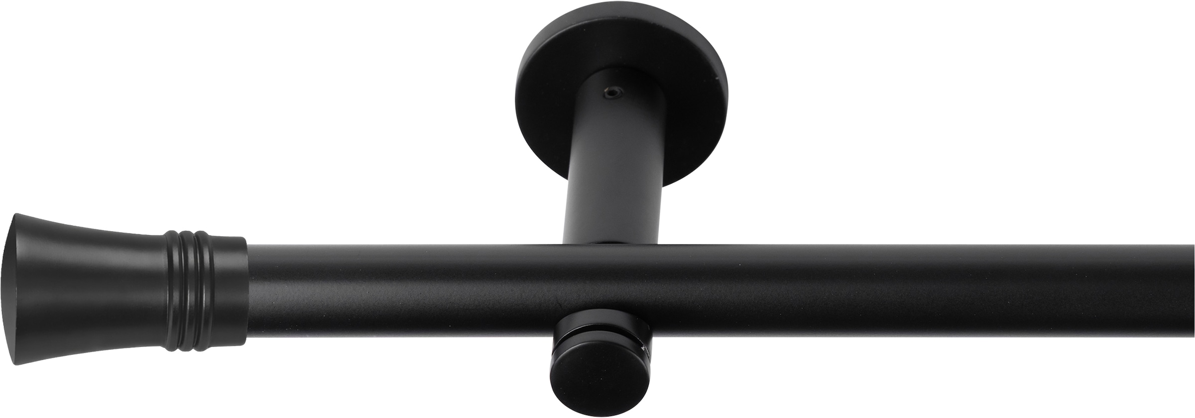 SN DECO GROUP Gardinenstange »Gardinenstange Lyon Ø 19 mm, 1-läufig, Fixmaß, verschraubt« Ø 19 mm Fixmaß;kürzbar