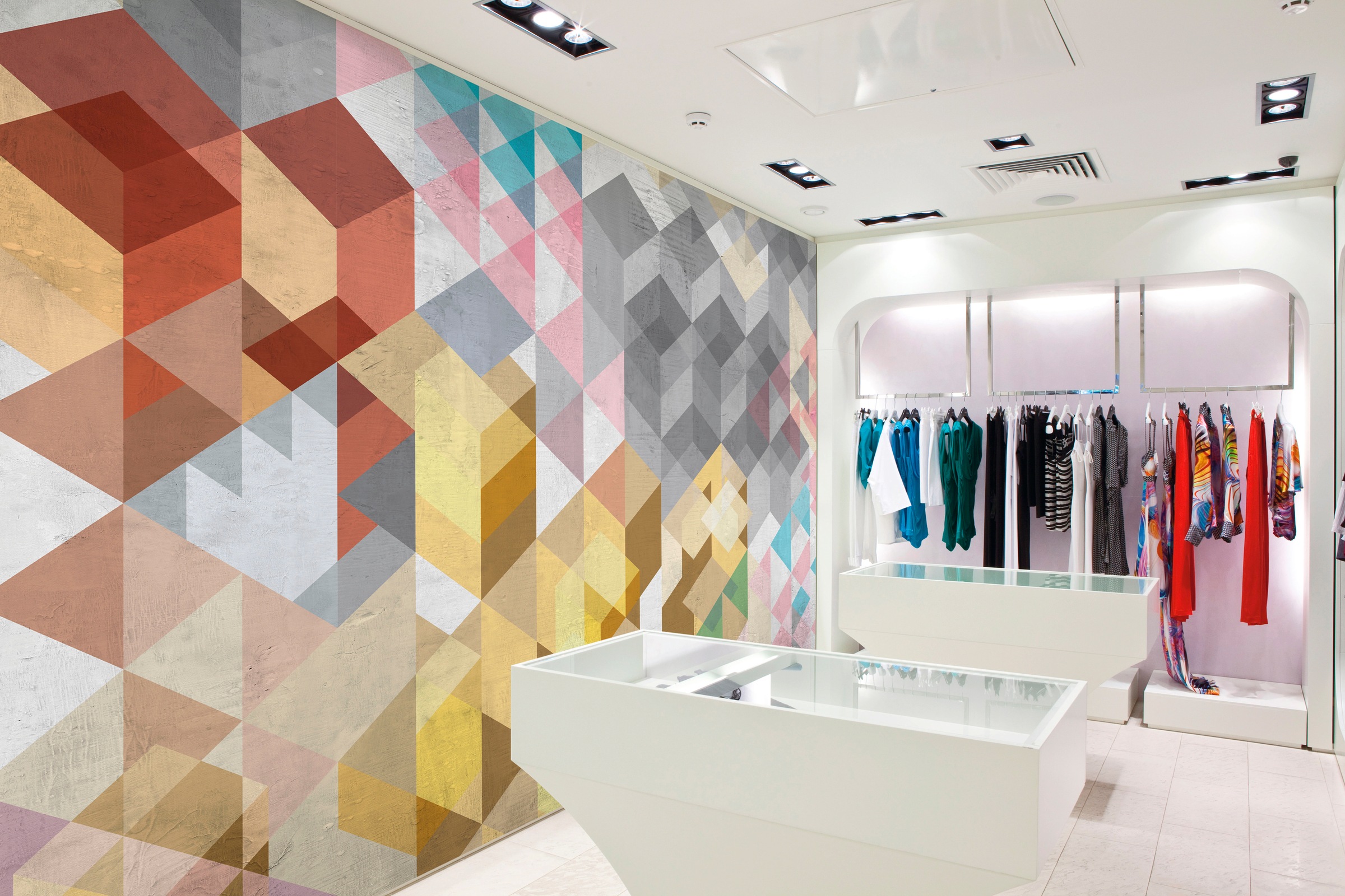 Architects Paper Fototapete »Atelier 47 Vintage Diamond 1«, 3D-Optik, Vlies, Wand, Schräge, Decke