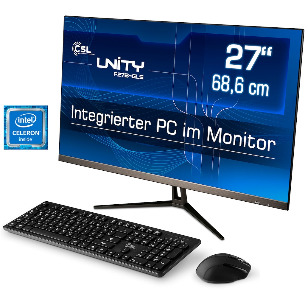 CSL All-in-One PC »Unity F27-GLS mit Windows 10 Pro«