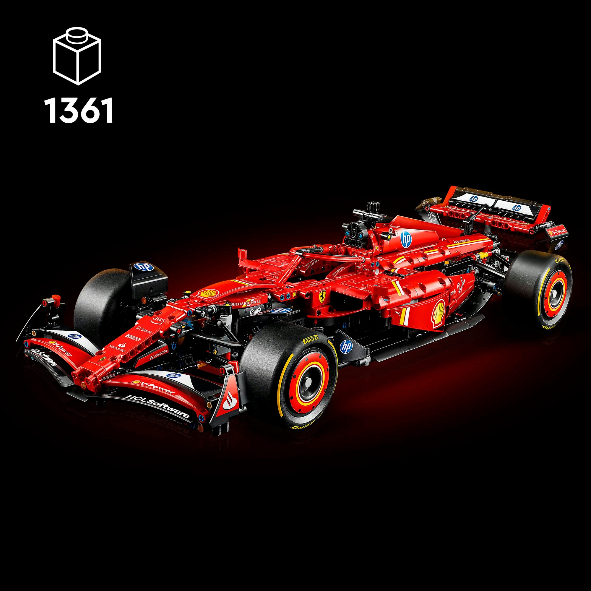 LEGO® Konstruktionsspielsteine »Ferrari SF-24 F1 Rennauto (42207), LEGO® Technic«, (1361 St.), Made in Europe