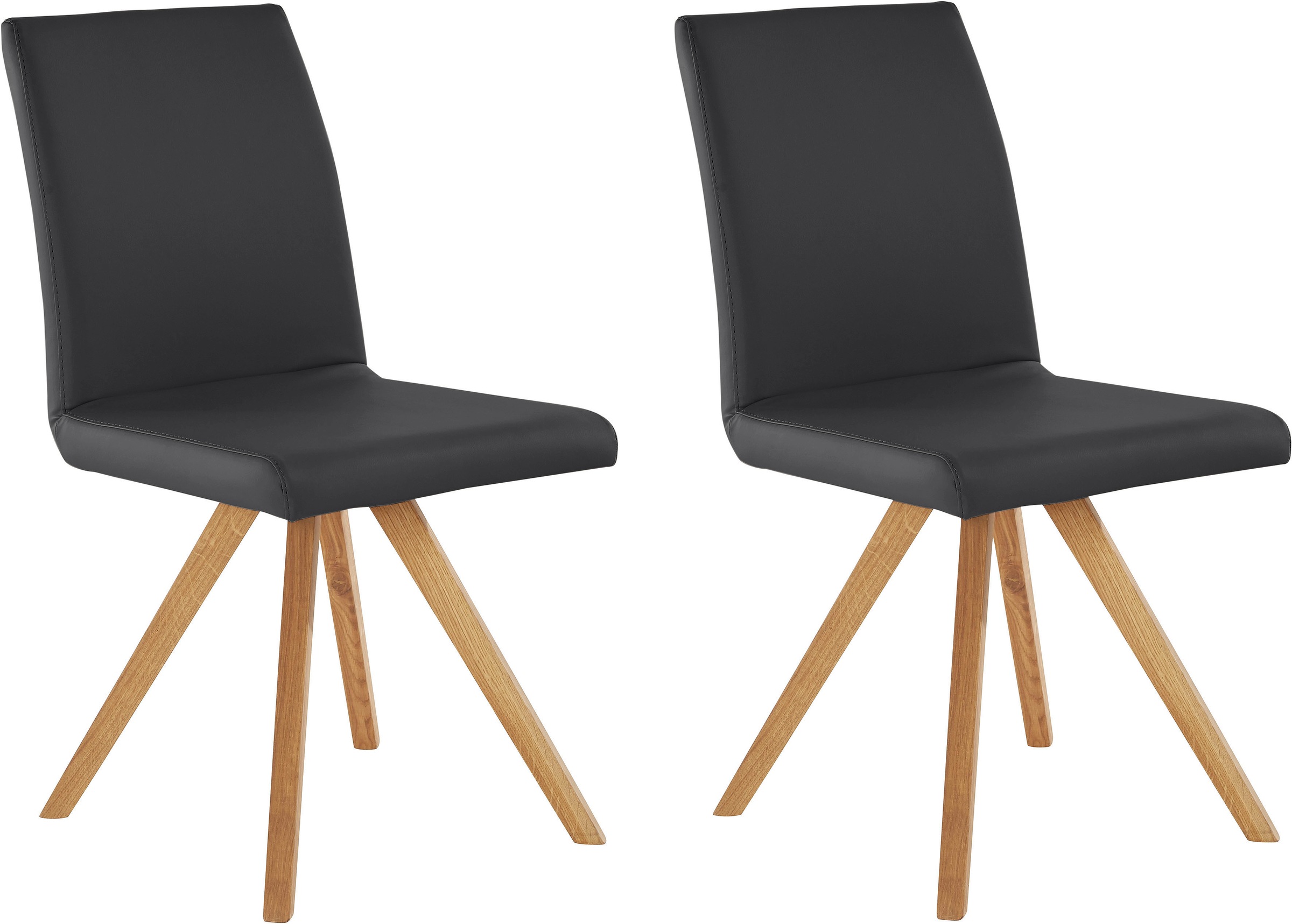 Home affaire Schalenstuhl »Rio« (Set) 2 Stk.Bezug in Kunstleder oder Strukt günstig online kaufen