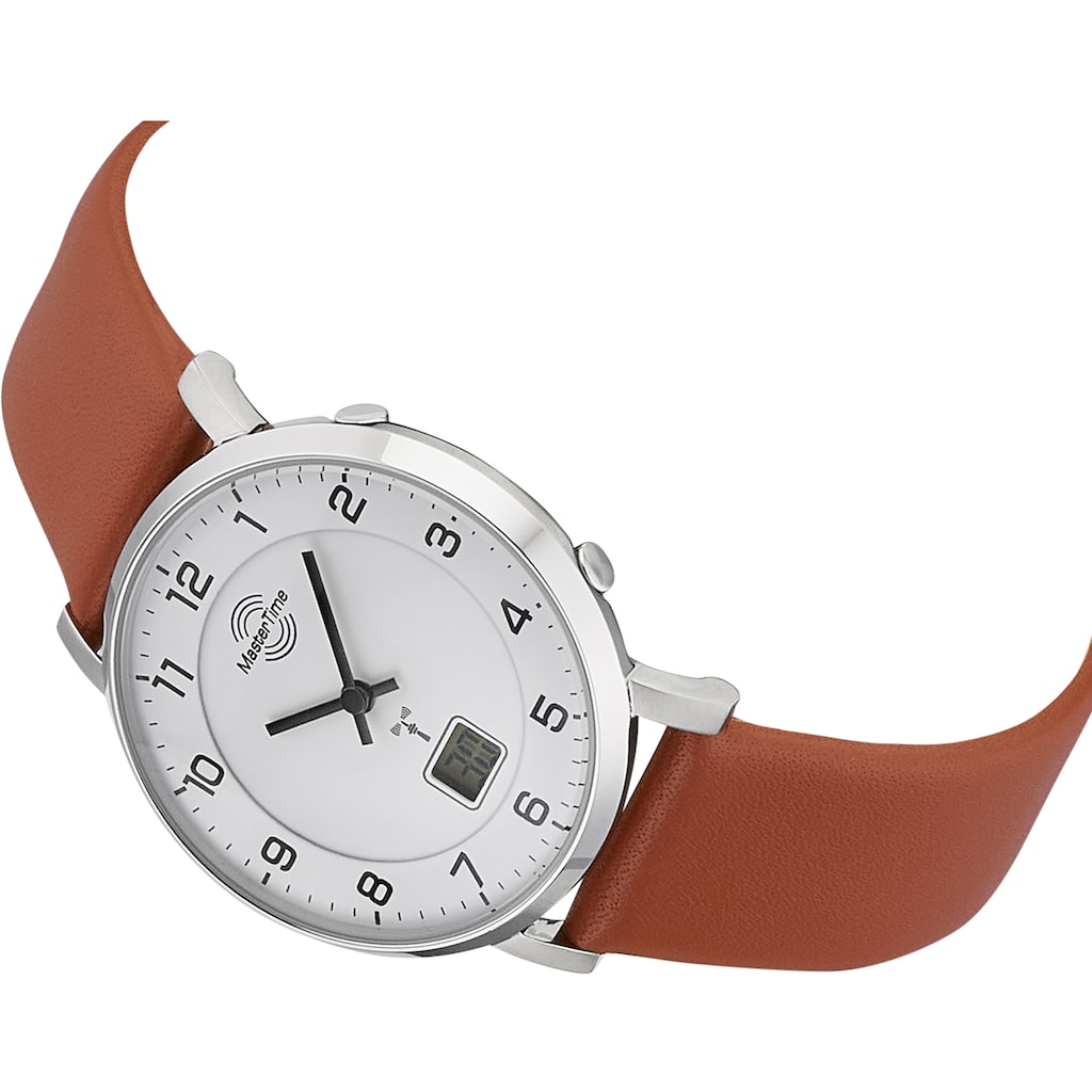 MASTER TIME Funkuhr »Advanced, MTLS-10741-12L«, Armbanduhr, Quarzuhr, Damenuhr, Datum