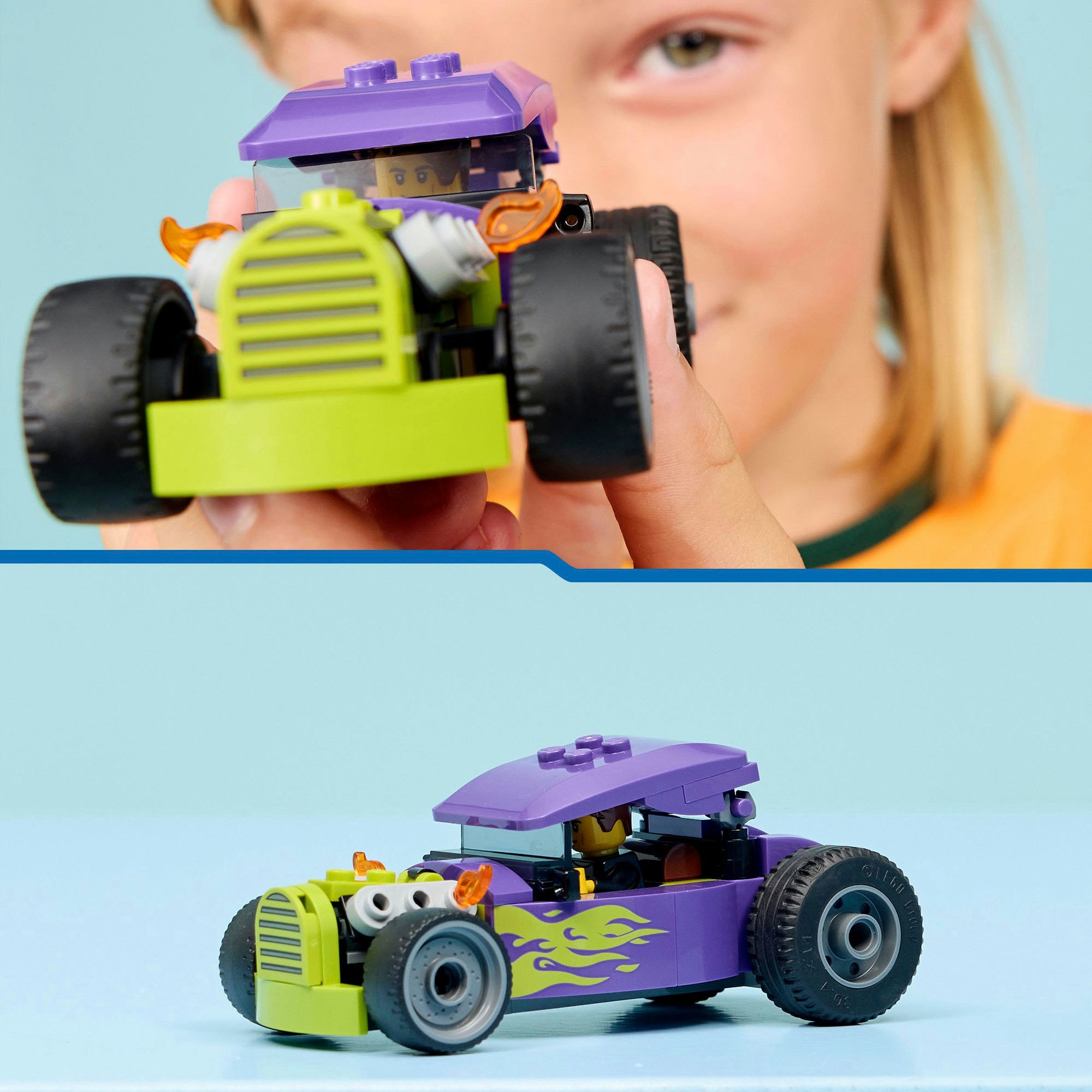 LEGO® Konstruktionsspielsteine »Hot Rod (60485), LEGO City« Made in Europe