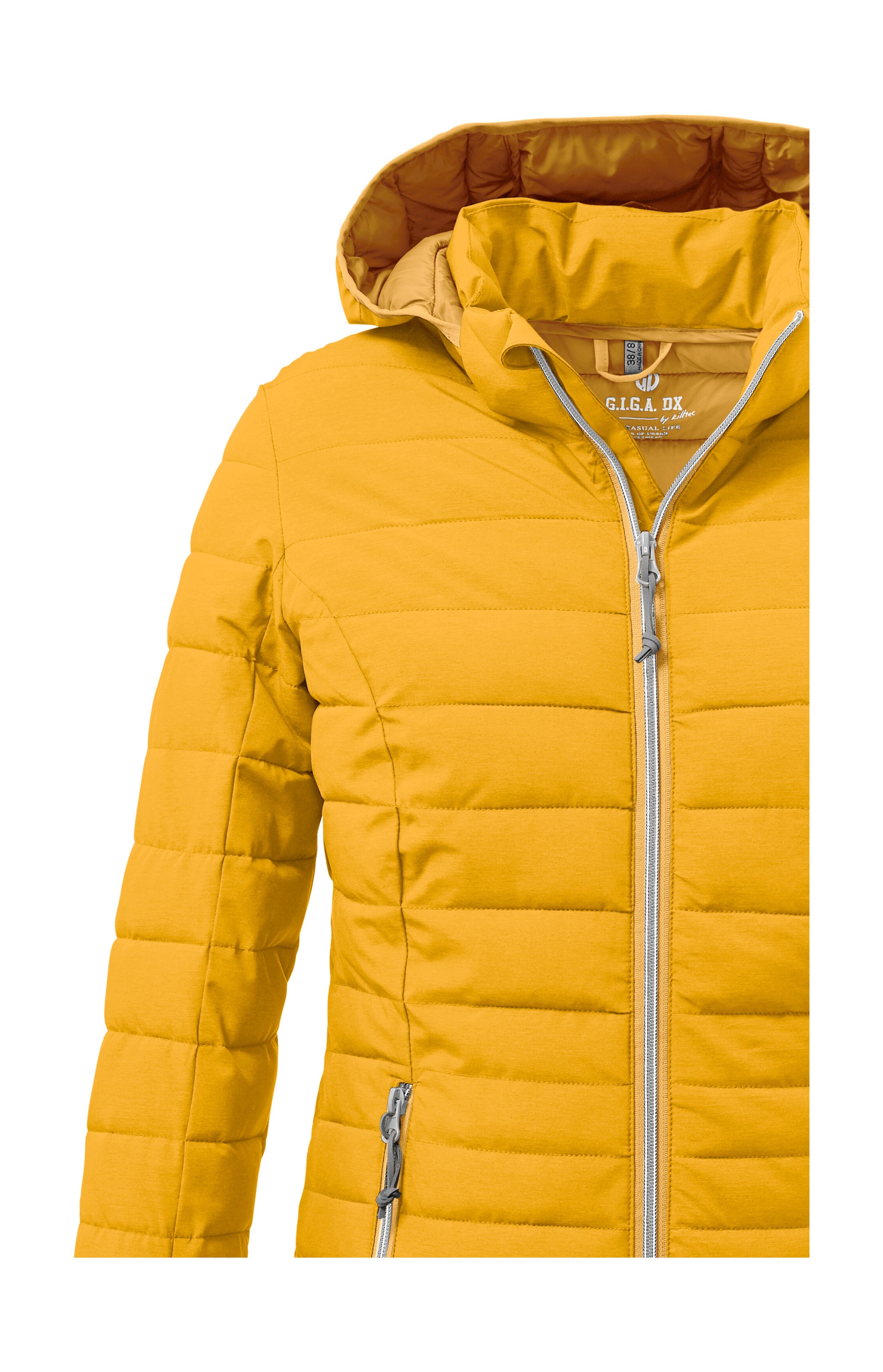 G.I.G.A. DX by killtec Steppjacke »Uyaka«, Leichte, wasserabweisende Damenjacke mit abzippbarer Kapuze