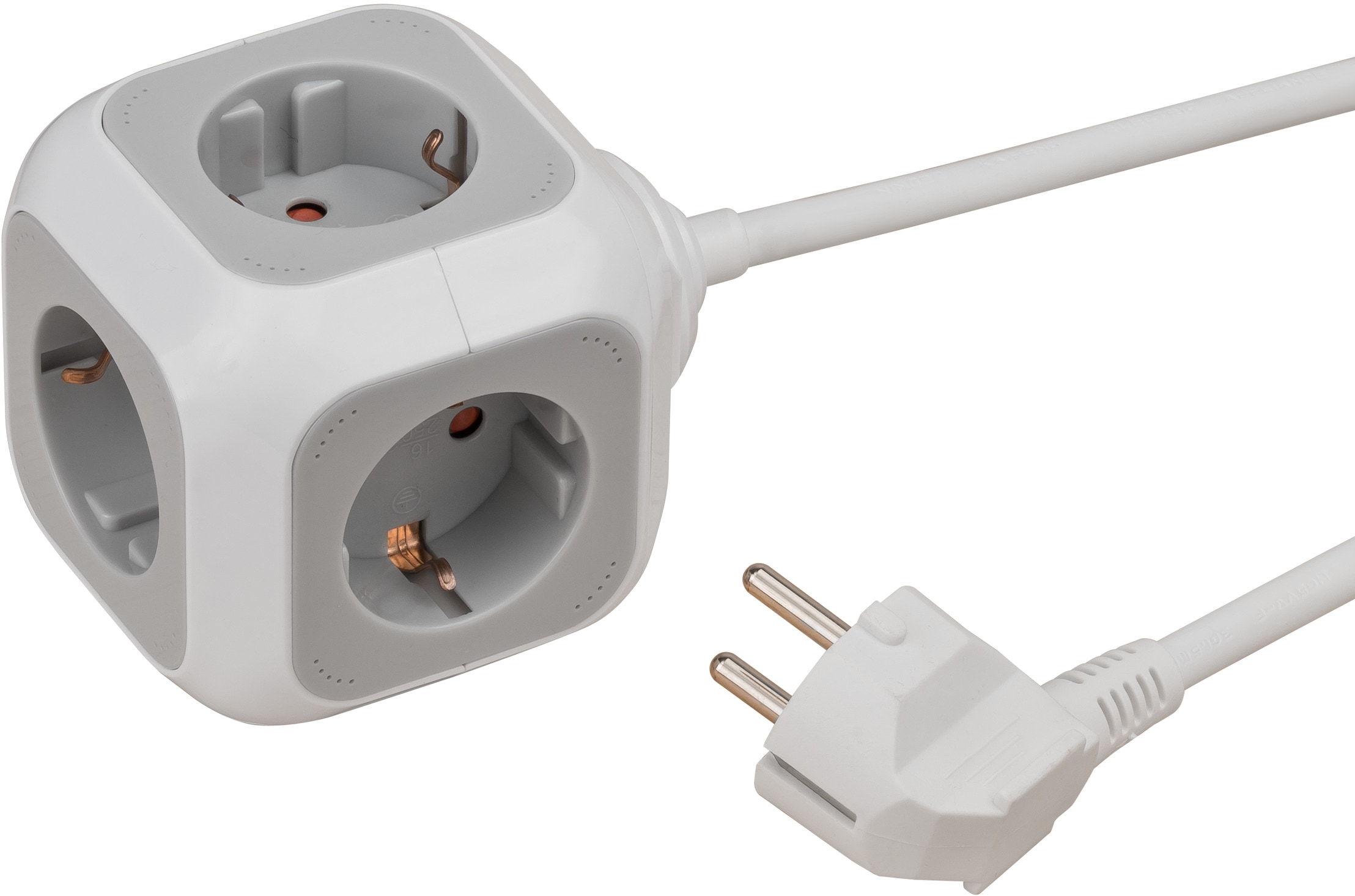 Brennenstuhl Mehrfachsteckdose »ALEA-Power«, 4-fach, (Kabellänge 1,4 m), Steckdosenwürfel