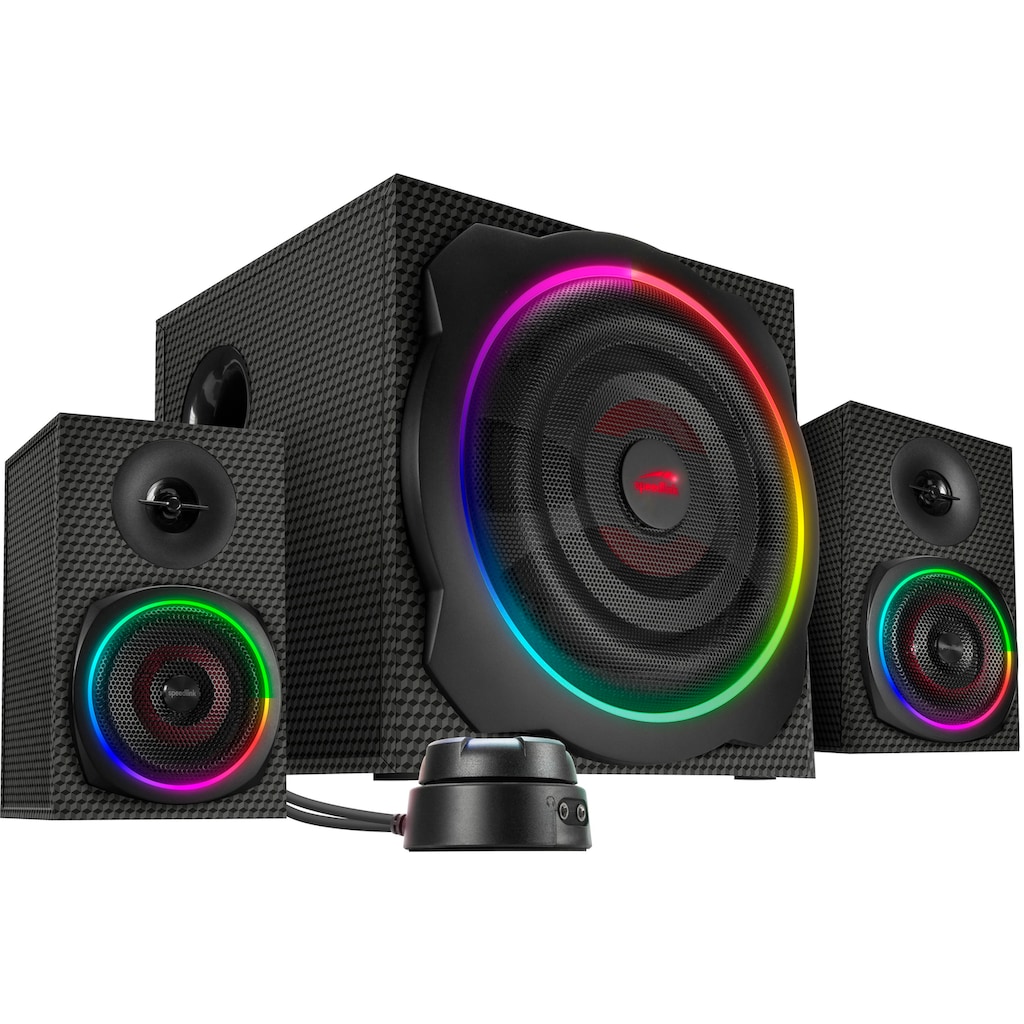 Speedlink PC-Lautsprecher »GRAVITY CARBON RGB 2.1«