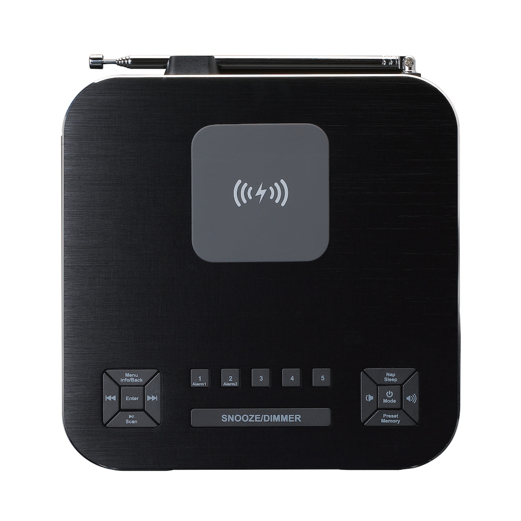 Lenco Digitalradio (DAB+) »CR-650BK - DAB+/ FM Radiowecker«