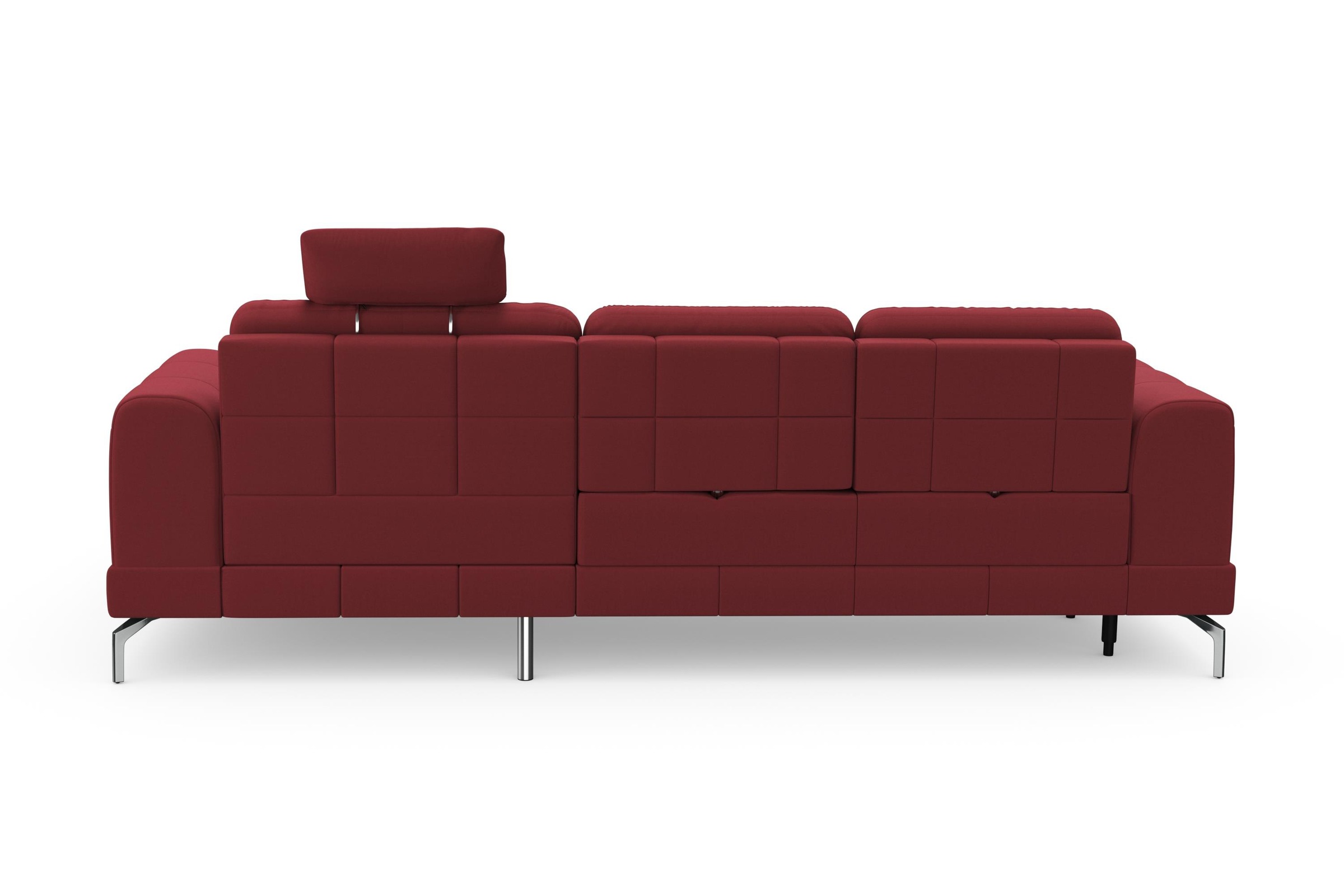 sit&more Ecksofa »Bendigo L-Form«, inklusive Sitztiefenverstellung, Bodenfreiheit 15 cm, 2 Fußfarben