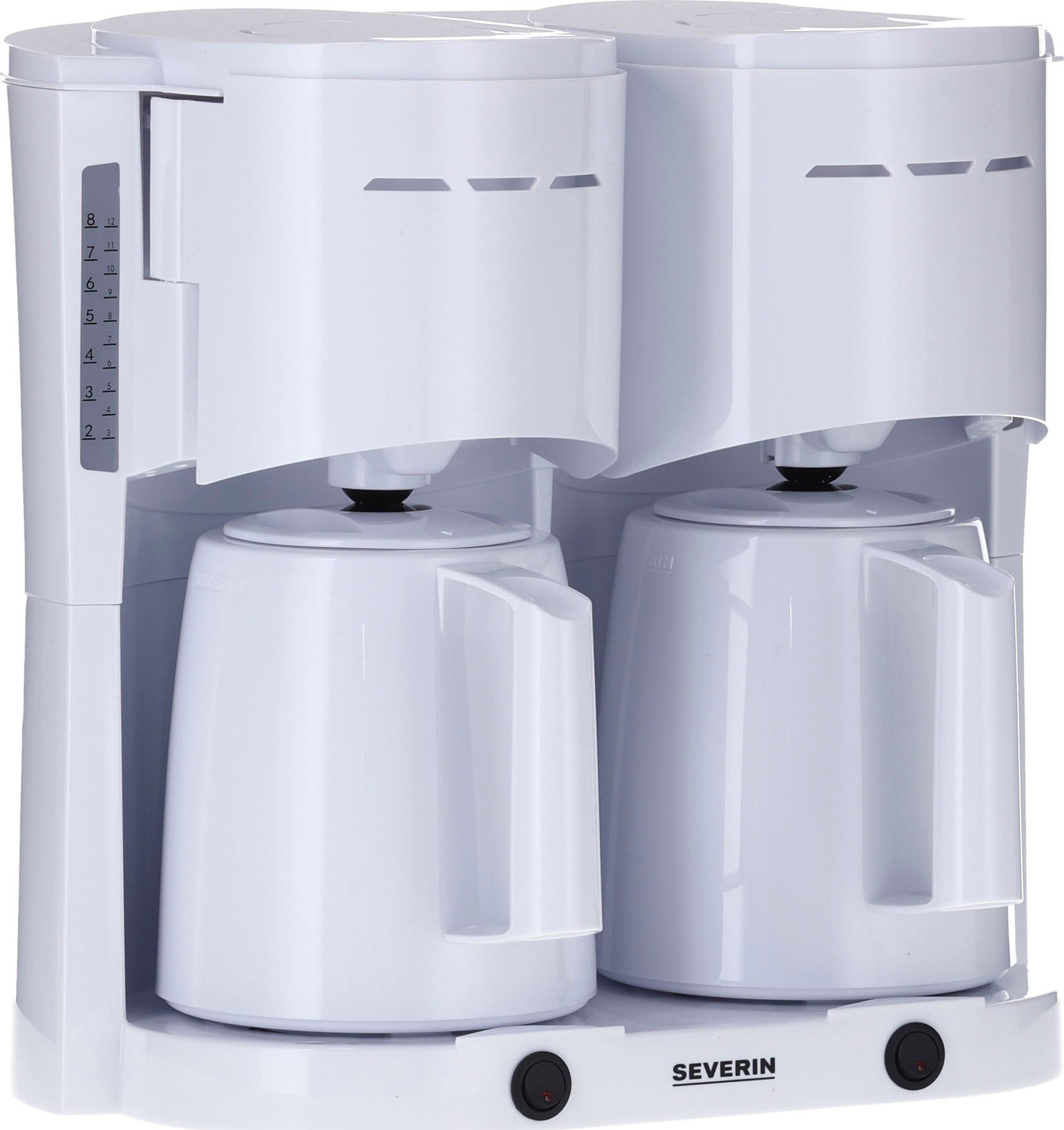 Severin Filterkaffeemaschine »KA 9314 Duo-Filterkaffeemaschine mit 2 Thermokannen«, 1 l Kaffeekanne, Papierfilter, 1x4