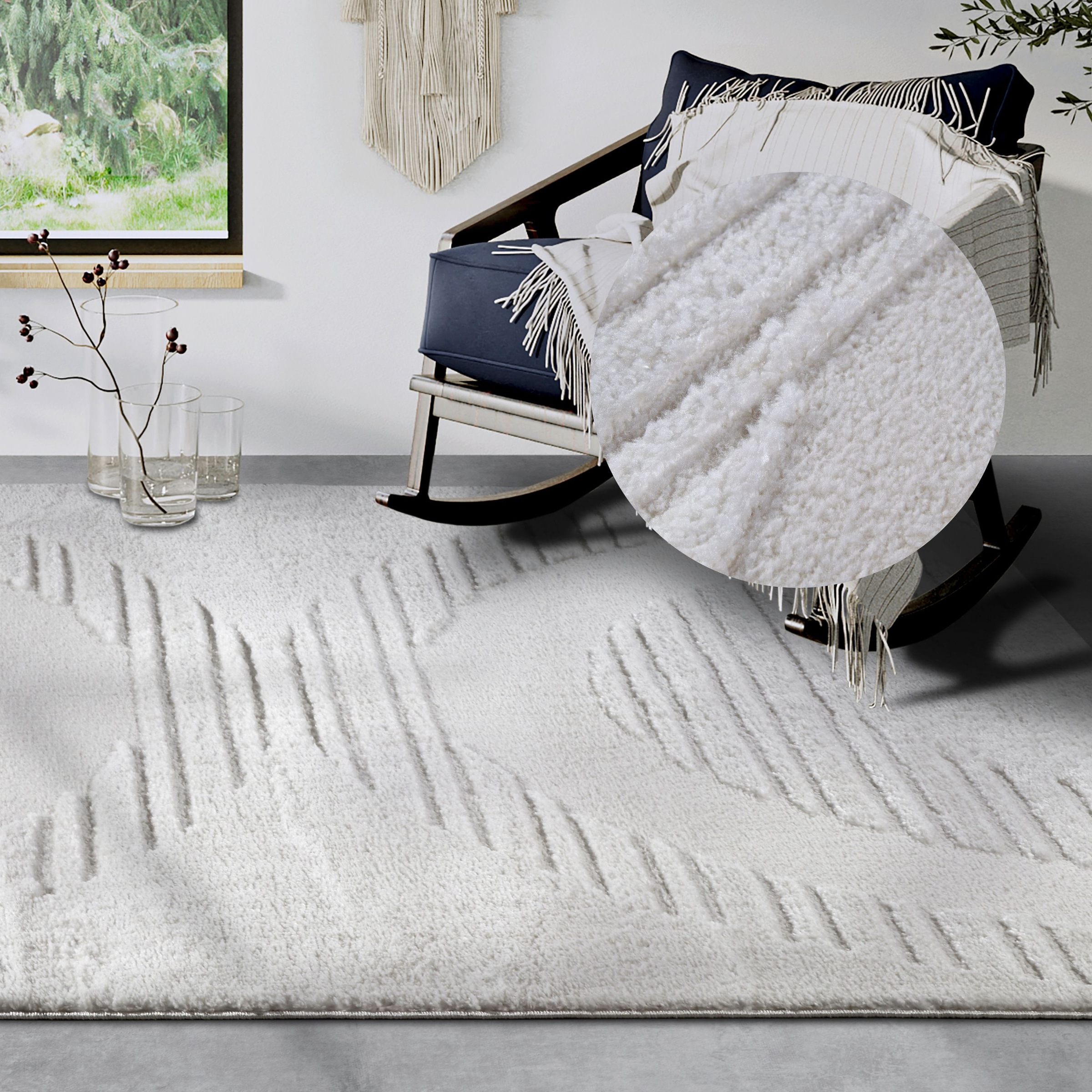 ELLE DECORATION Designteppich »Bartoux«, rechteckig, 18 mm Höhe, Hochflor, günstig online kaufen
