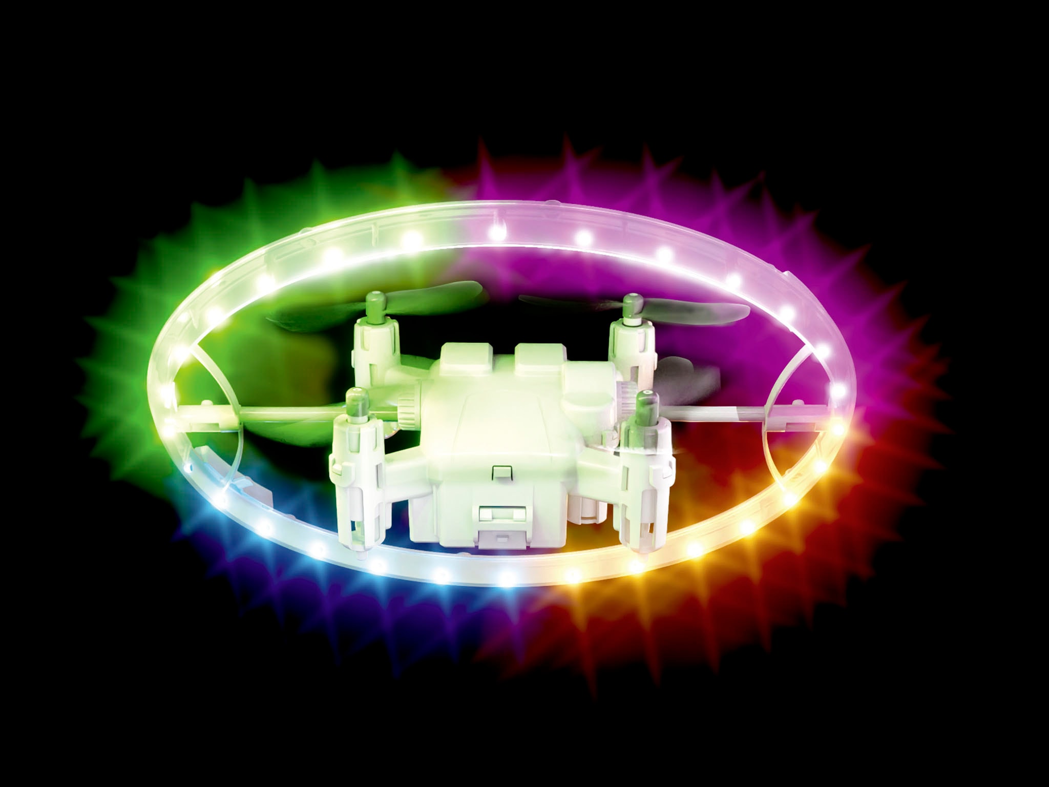 Revell® RC-Quadrocopter »Revell® control, Fireball, 2,4 GHz«, mit LED-Rotationsring für coole Lichteffekte