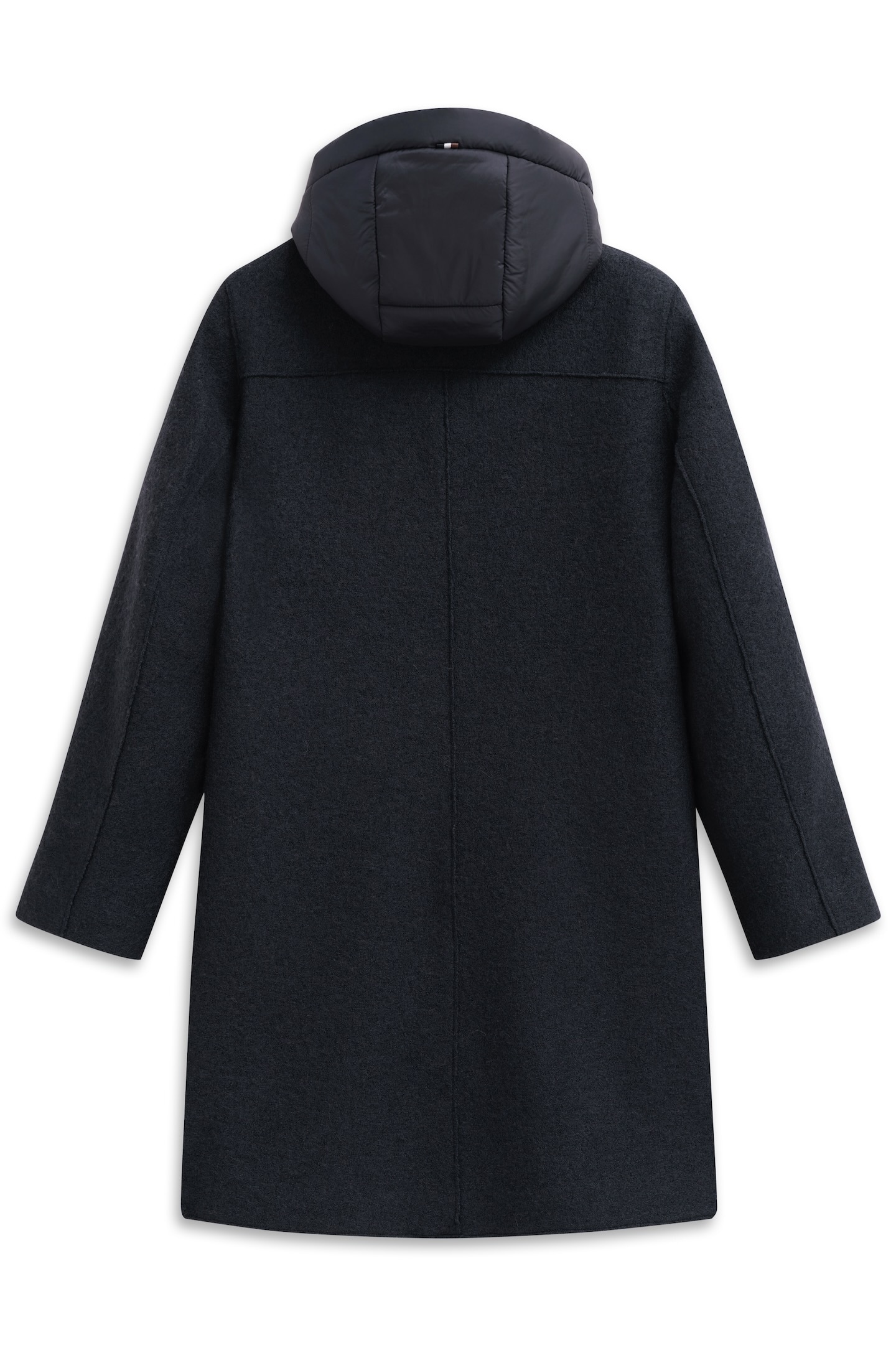 bugatti Wollmantel »Modern Fit« mit Kapuze & herausnehmbarer Weste