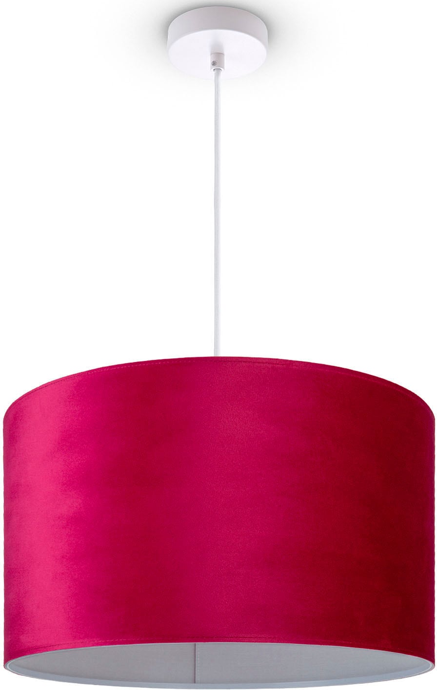 Paco Home Pendelleuchte »Hugo uni Color«, Leuchtmittel E27   ohne Leuchtmit günstig online kaufen