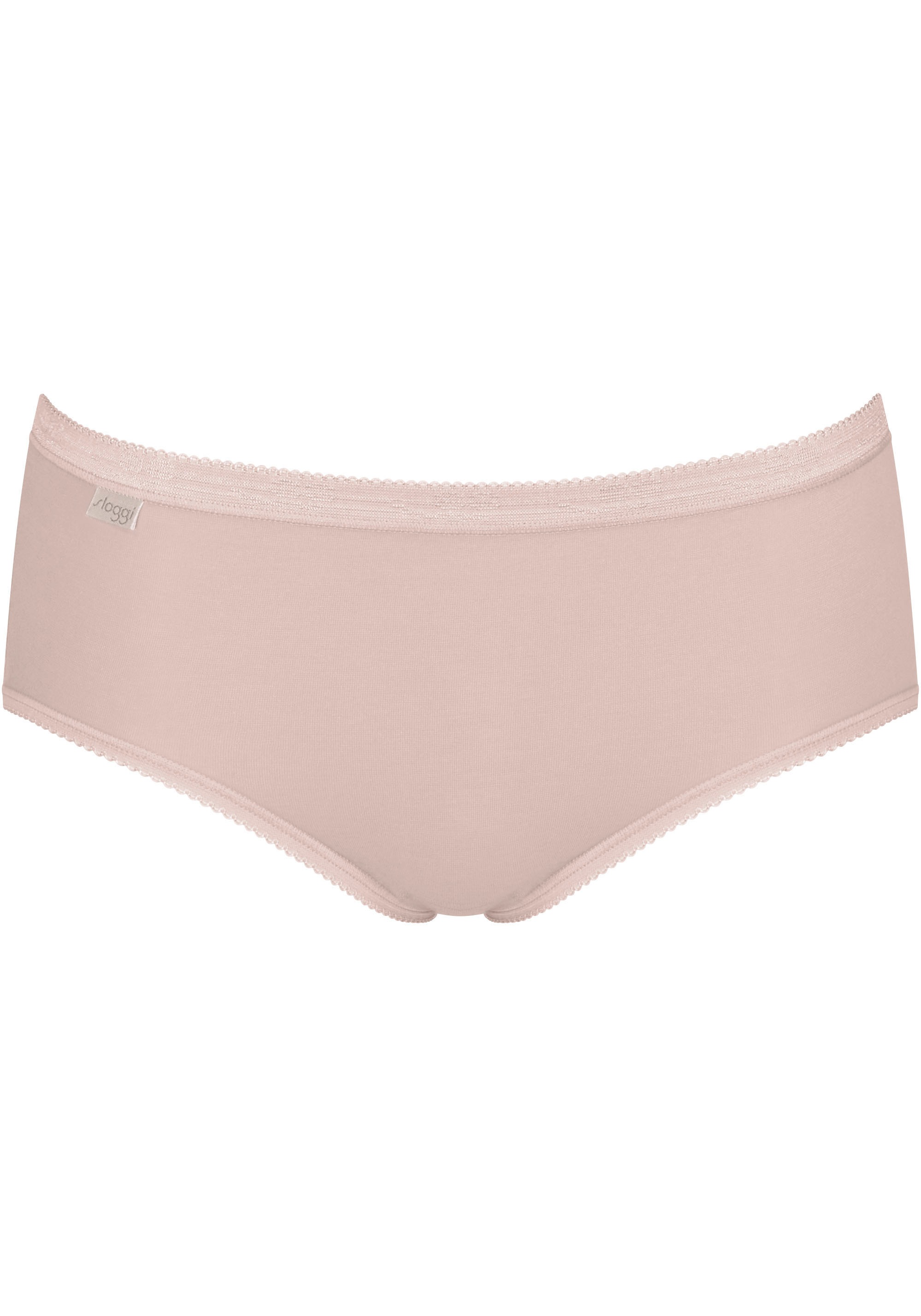 sloggi Midislip »Basic+«, (3er Pack), Baumwollmix, klassischer Stil, mittelhoher Bund, Softnähte